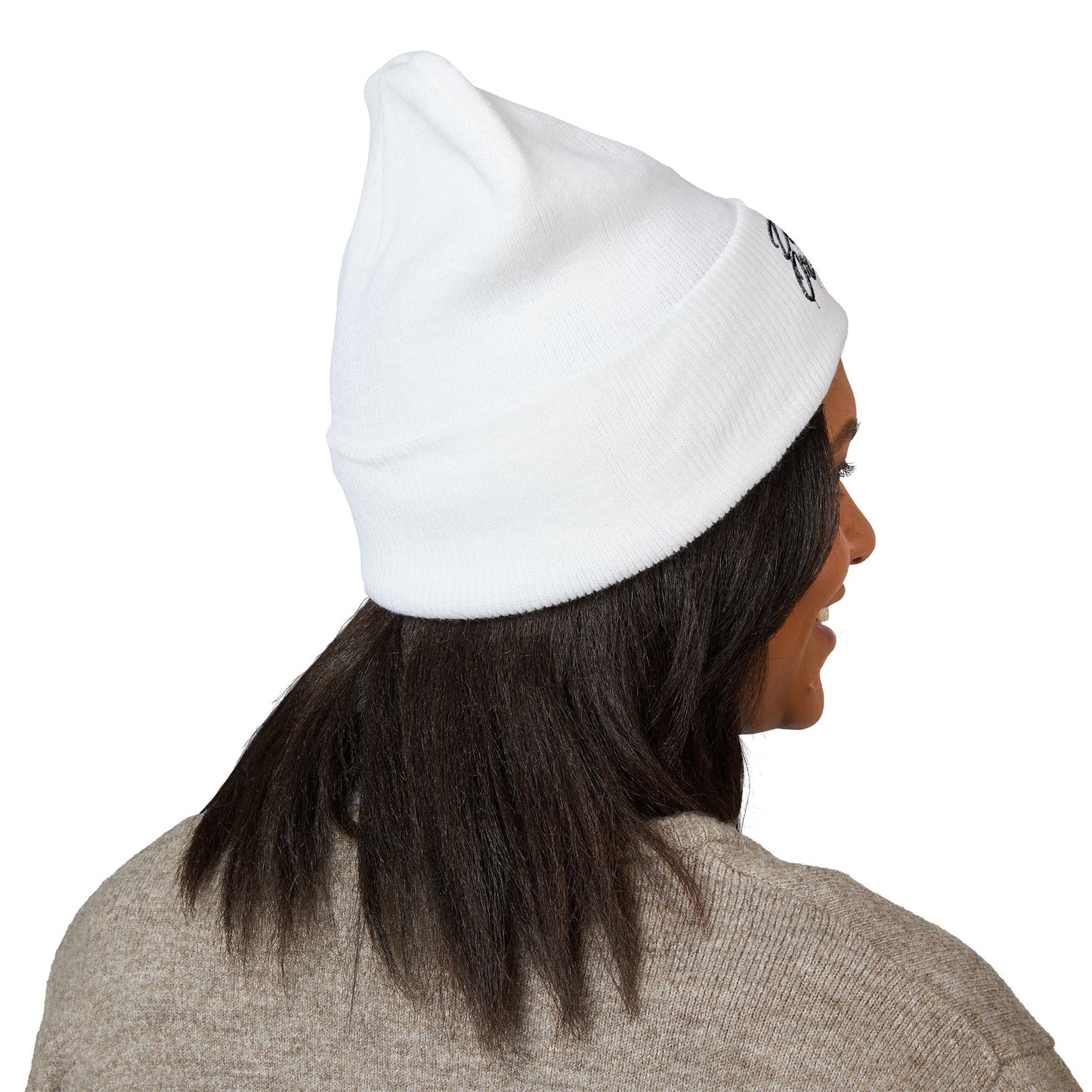 Stylish Embroidered Beanie for Everyday Wear, Comfortable Knit Hat, Winter Fashion Accessory, Unisex Headwear, Ideal Gift for Him or Her