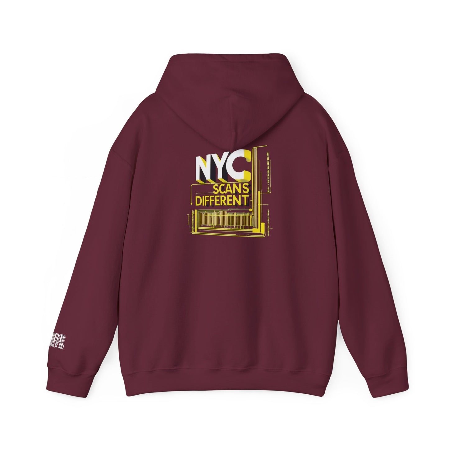 House of Raj – NYC Scans Different Hoodie Unisex, Streetwear, Casual Wear, Gift for Him & Her, Hoodie for Fall, Trendy Fashion