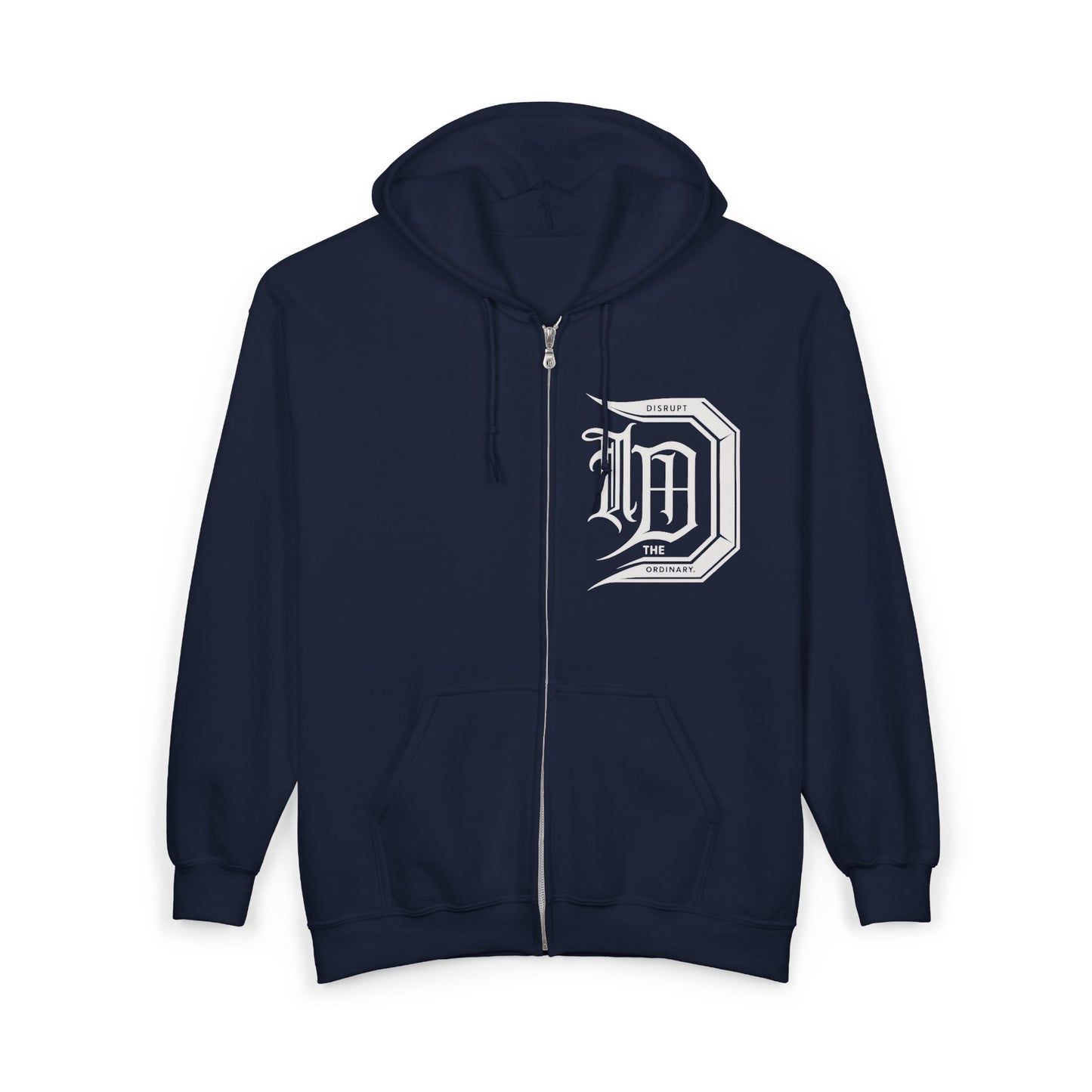 The House of Raj Unisex Heavy Blend Full Zip Hooded Sweatshirt, Cozy Zip Hoodie, Casual Sweatshirt for All Seasons, Gift for Him/Her, Casual Outfit