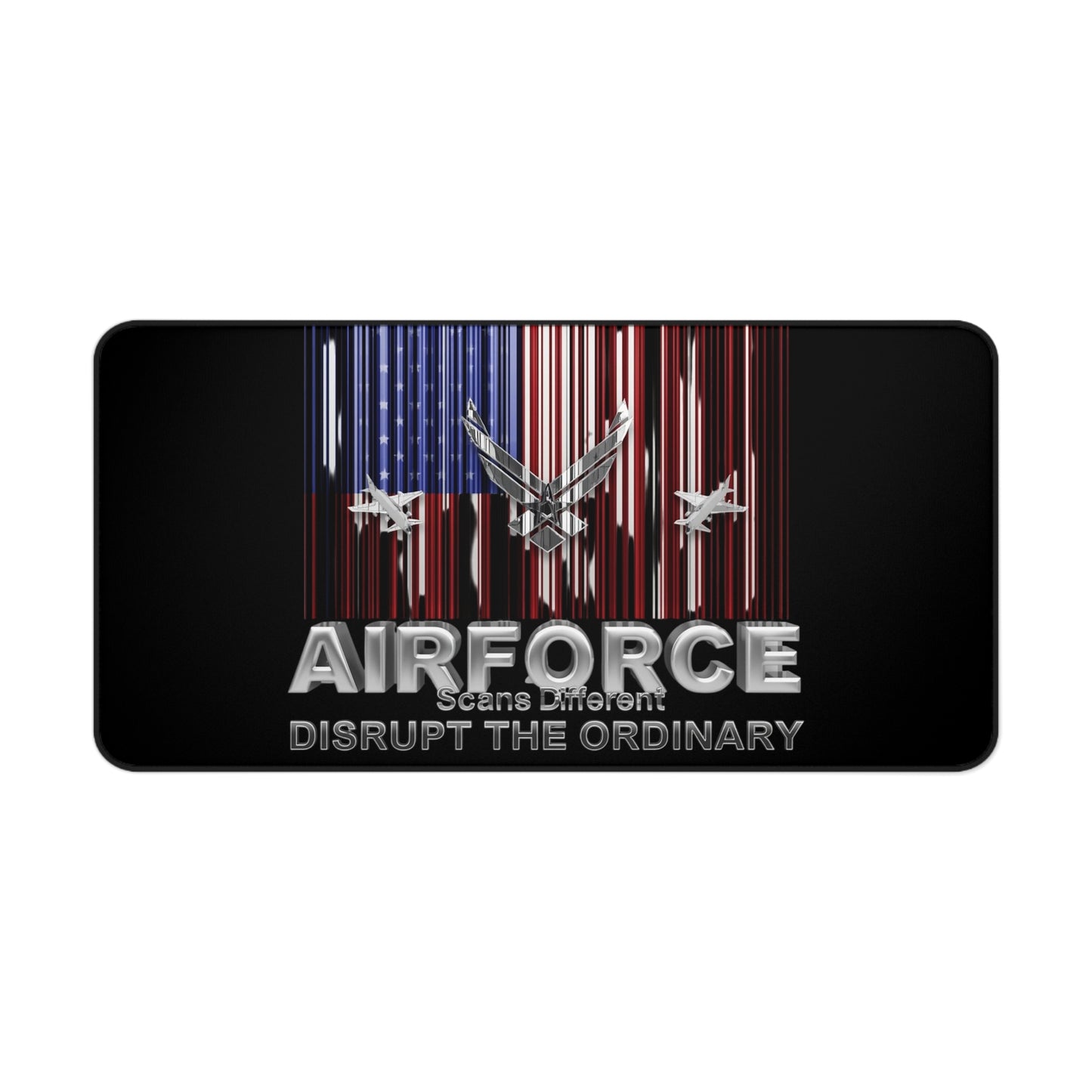 House of Raj Airforce Scans Different Desk Mat - Airforce Design, Military Decor, Gaming Accessory, Office Mat, Unique Gift, Home Office Essentials