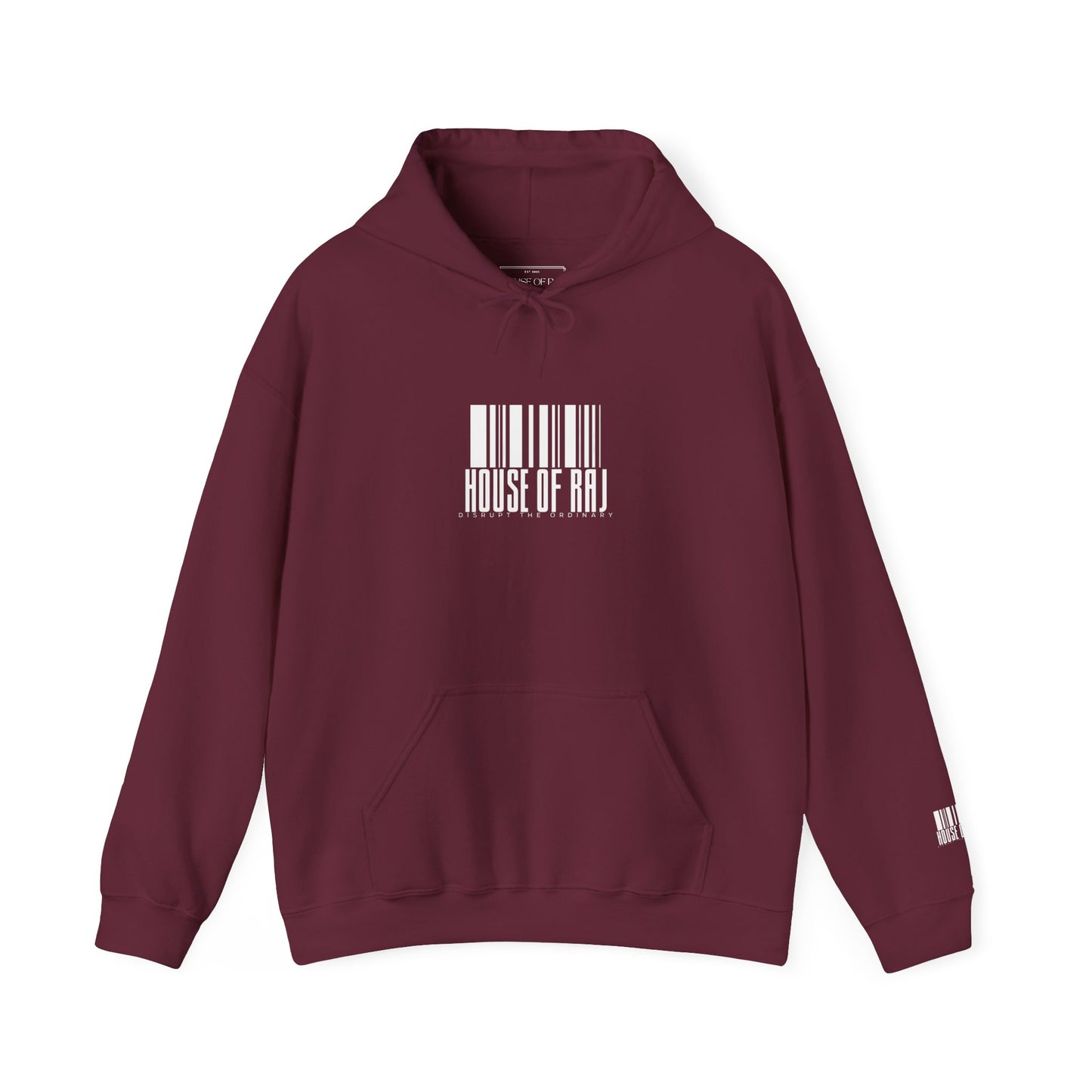 House of Raj Barcode Cozy Unisex Heavy Blend™ Hooded Sweatshirt, Comfy Sweatshirt, Casual Sweater, Hooded Pullover, Great for Gifting, Perfect for Fall