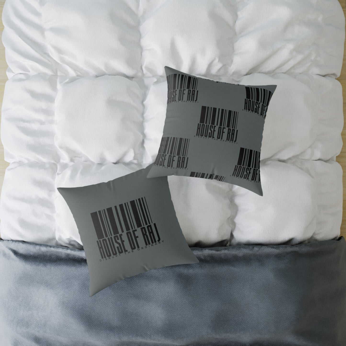 House of Raj “Barcode” Stylish Home Décor Pillow 🖤 - Trendy Home Decor, Stylish Gift, Unique Accent, Cozy Living Room, Housewarming Present