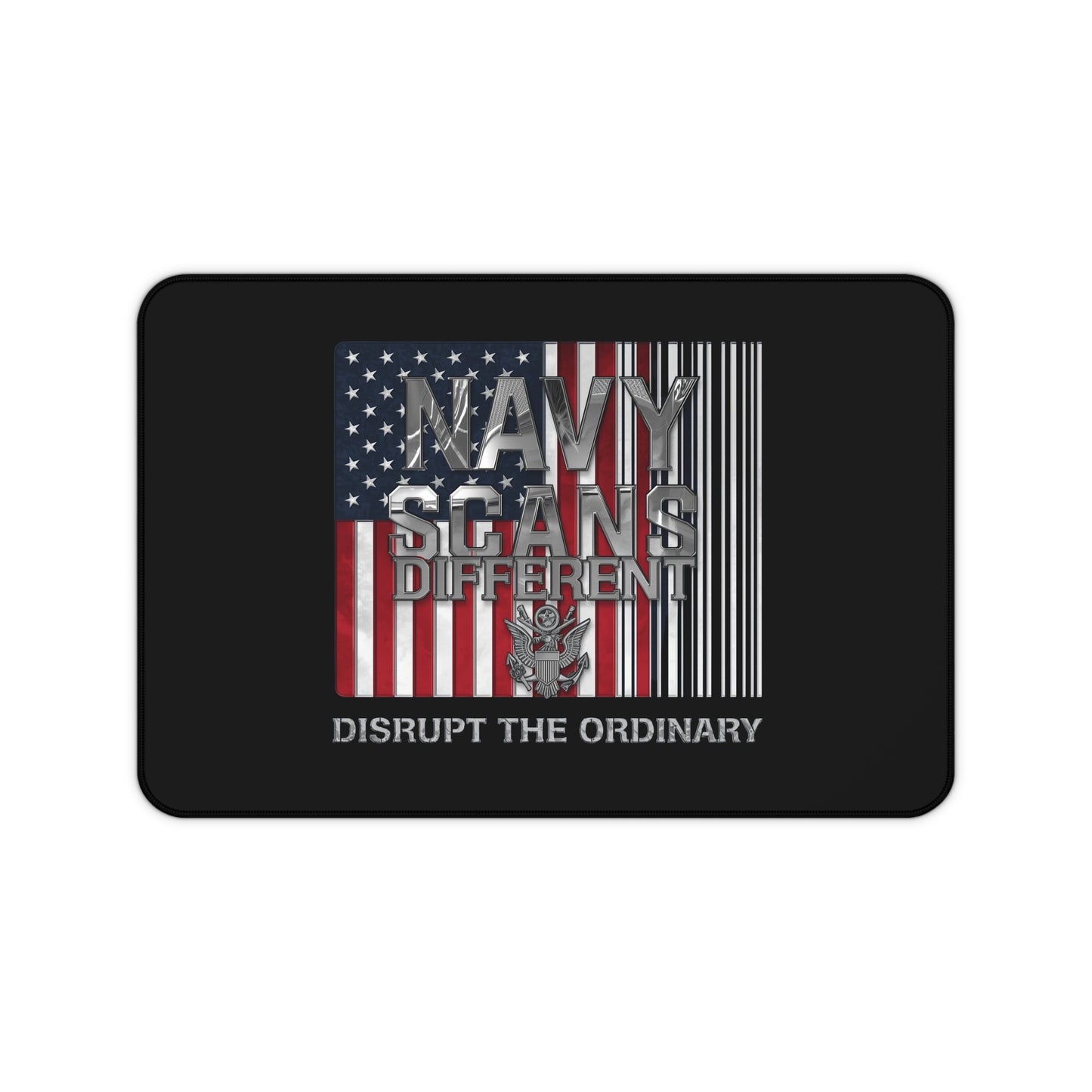 Navy Scans Different Desk Mat - Unique Office Decor, Military Gift, Gaming, Work From Home, Custom Mouse Pad