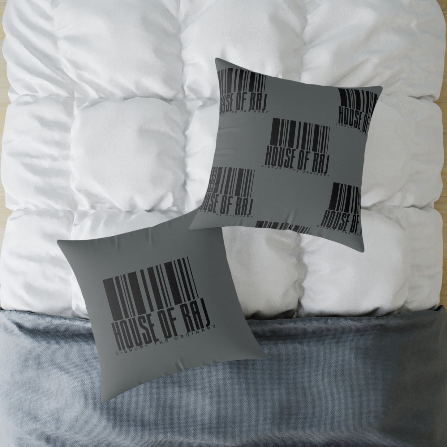 House of Raj “Barcode” Stylish Home Décor Pillow 🖤 - Trendy Home Decor, Stylish Gift, Unique Accent, Cozy Living Room, Housewarming Present