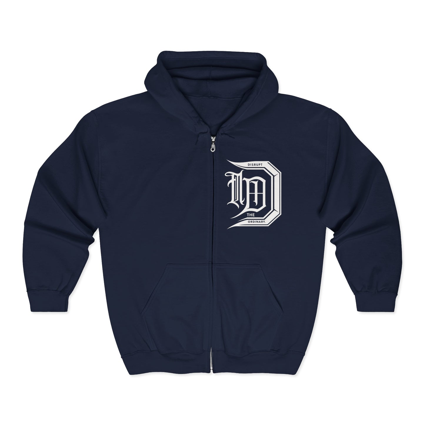 The House of Raj Unisex Heavy Blend Full Zip Hooded Sweatshirt, Cozy Zip Hoodie, Casual Sweatshirt for All Seasons, Gift for Him/Her, Casual Outfit