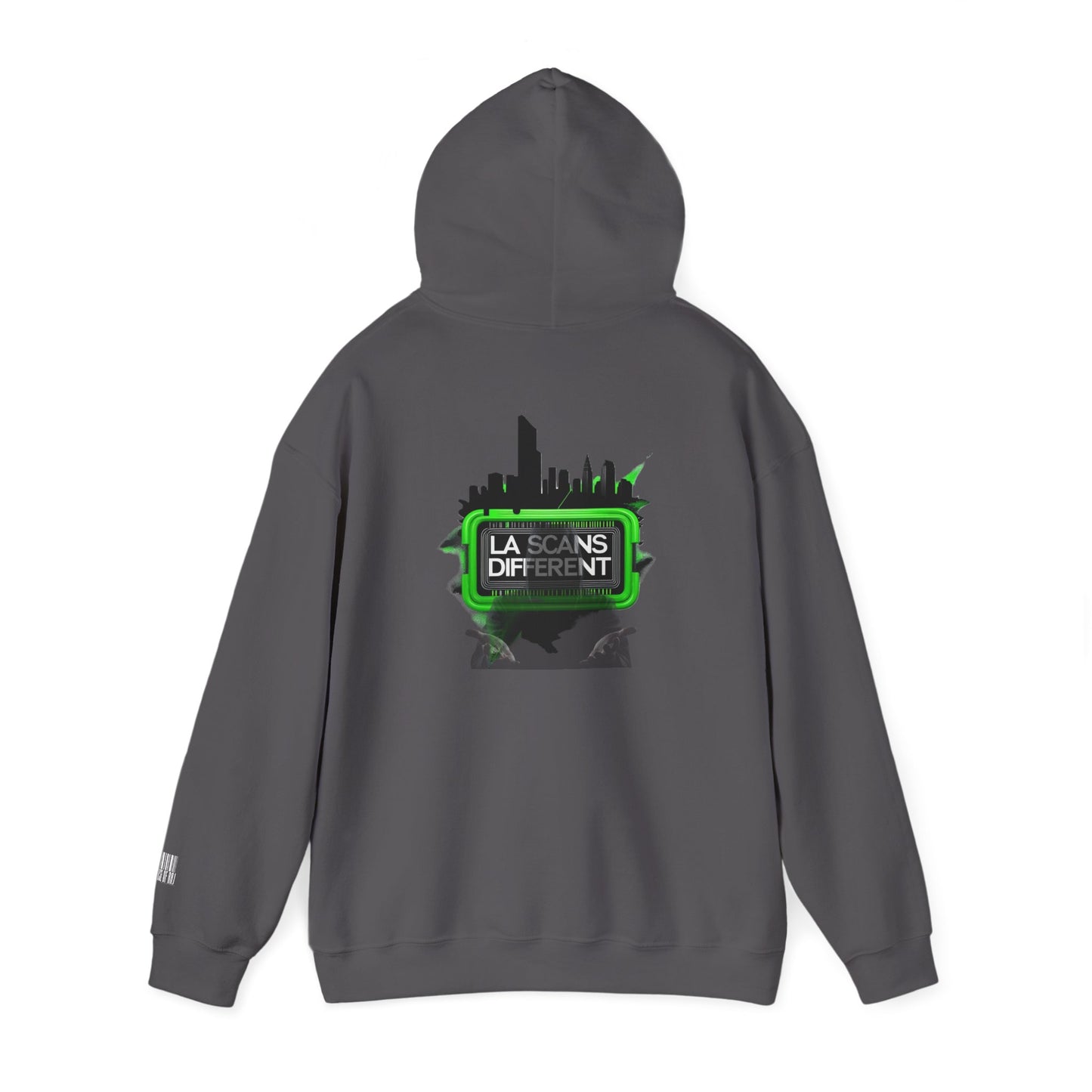House of Raj – LA Scans Different Hoodie: Unisex Heavy Blend™ Sweatshirt - Graffiti Fashion, Streetwear, Artistic Gift, Unique Design