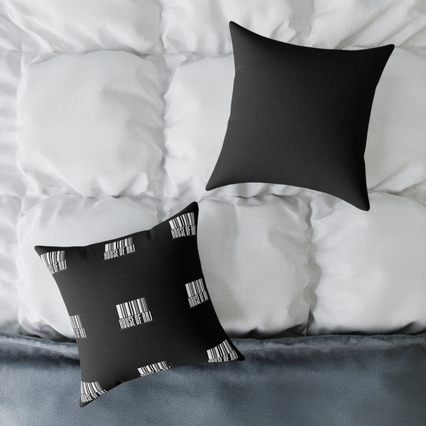 House of Raj “Barcode” Stylish Home Décor Pillow 🖤, Modern Accent Cushion, Gift for Housewarming, Minimalist Throw Pillow, Cozy Living Room Accent