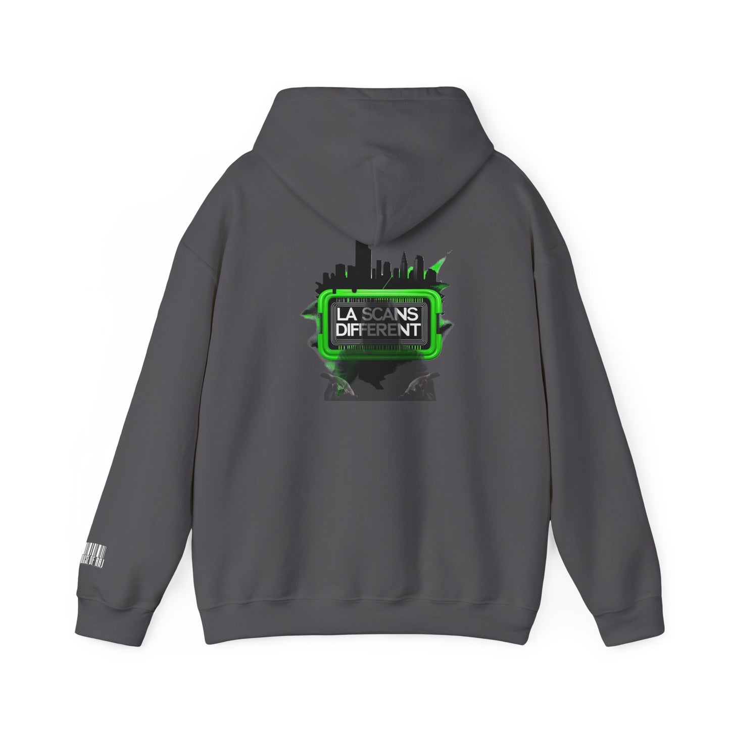 House of Raj – LA Scans Different Hoodie: Unisex Heavy Blend™ Sweatshirt - Graffiti Fashion, Streetwear, Artistic Gift, Unique Design