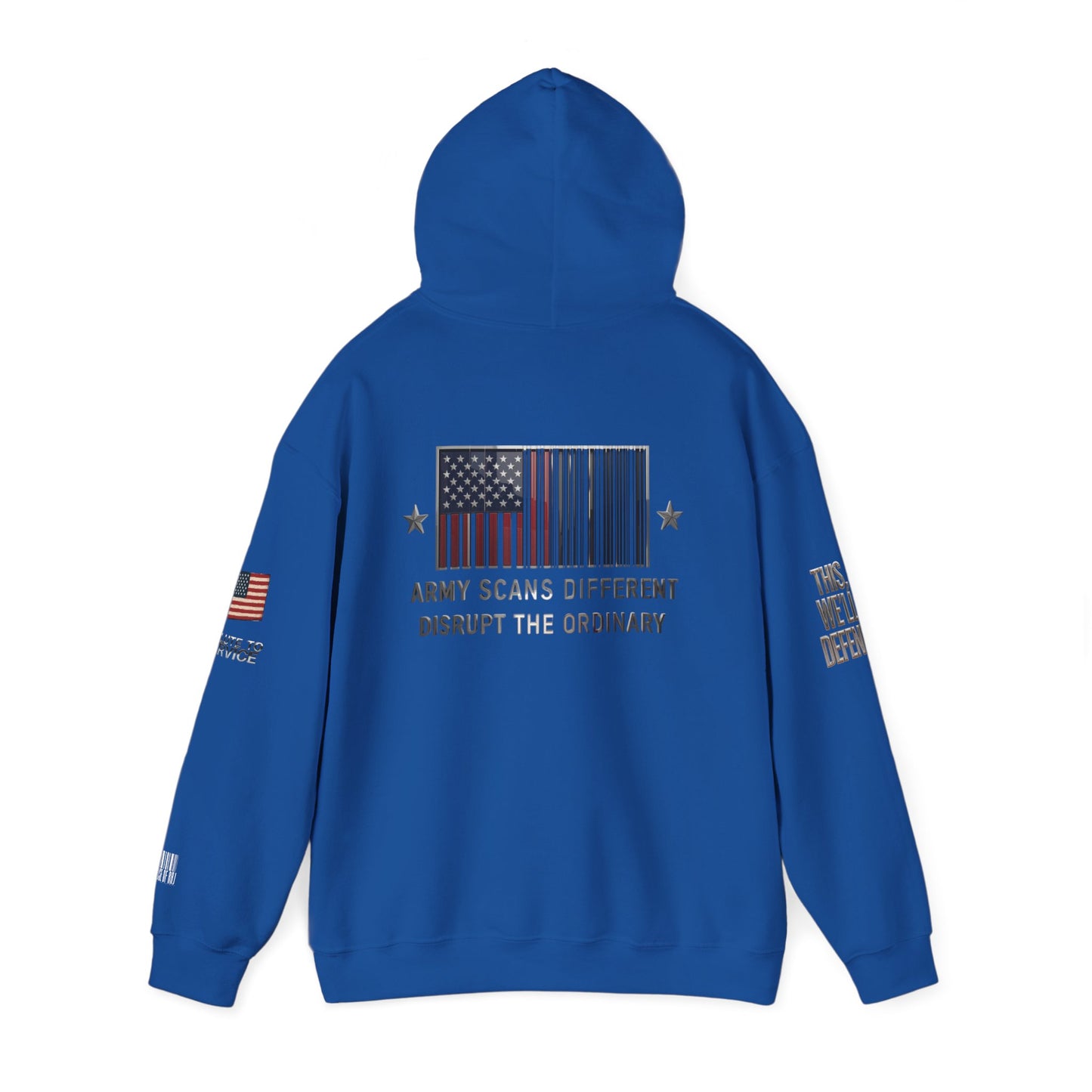Army Scans Different Hoodie, Unisex Heavy Blend, Army Inspired Sweatshirt, Gift for Veterans, Everyday Comfort Wear
