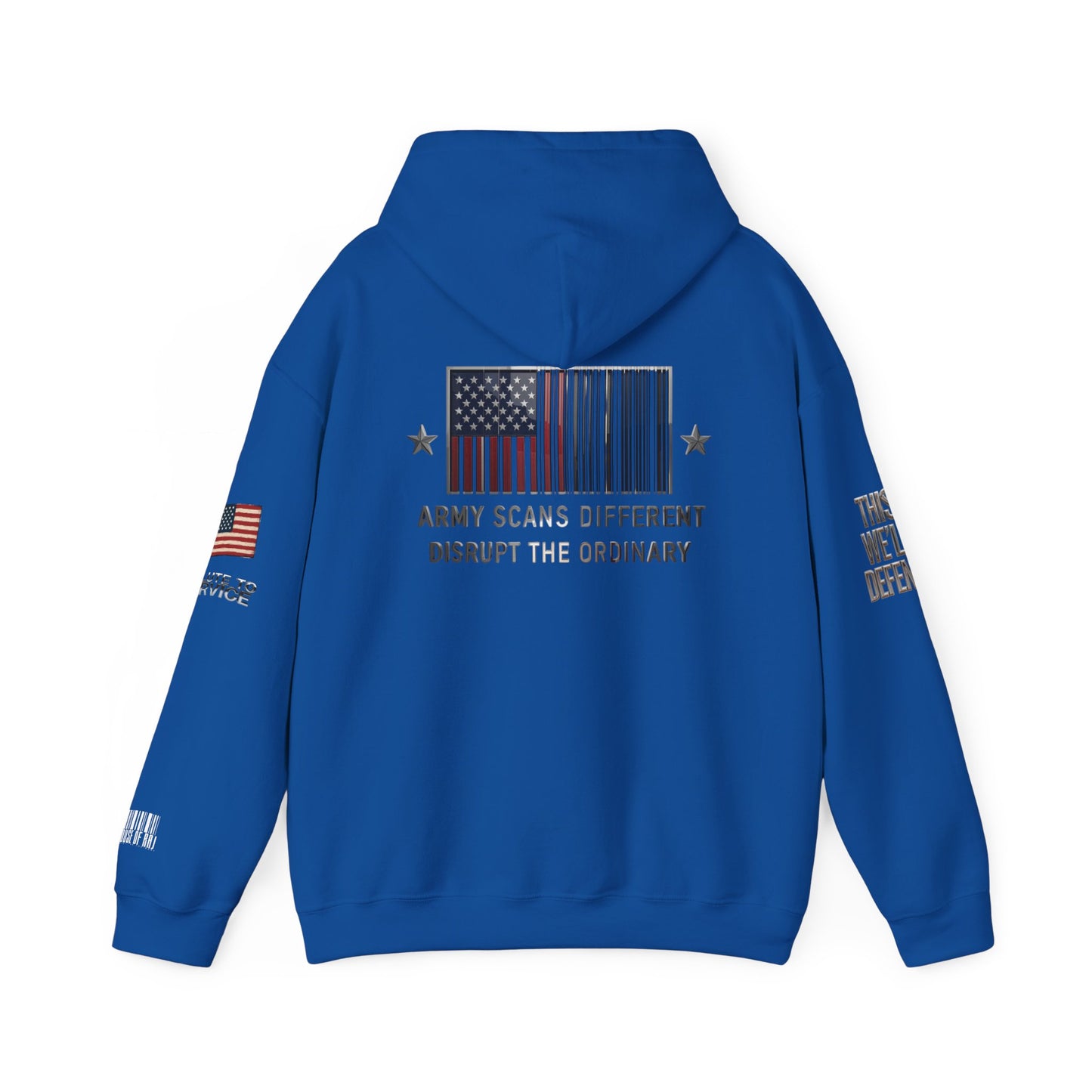 Army Scans Different Hoodie, Unisex Heavy Blend, Army Inspired Sweatshirt, Gift for Veterans, Everyday Comfort Wear