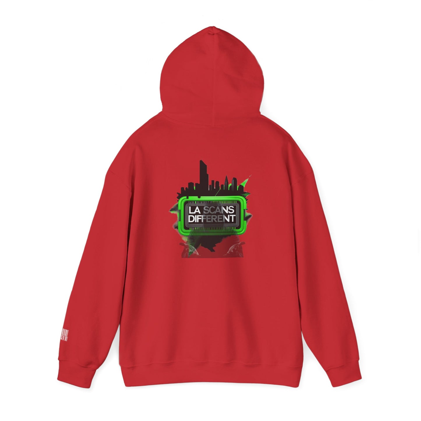 House of Raj – LA Scans Different Hoodie: Unisex Heavy Blend™ Sweatshirt - Graffiti Fashion, Streetwear, Artistic Gift, Unique Design