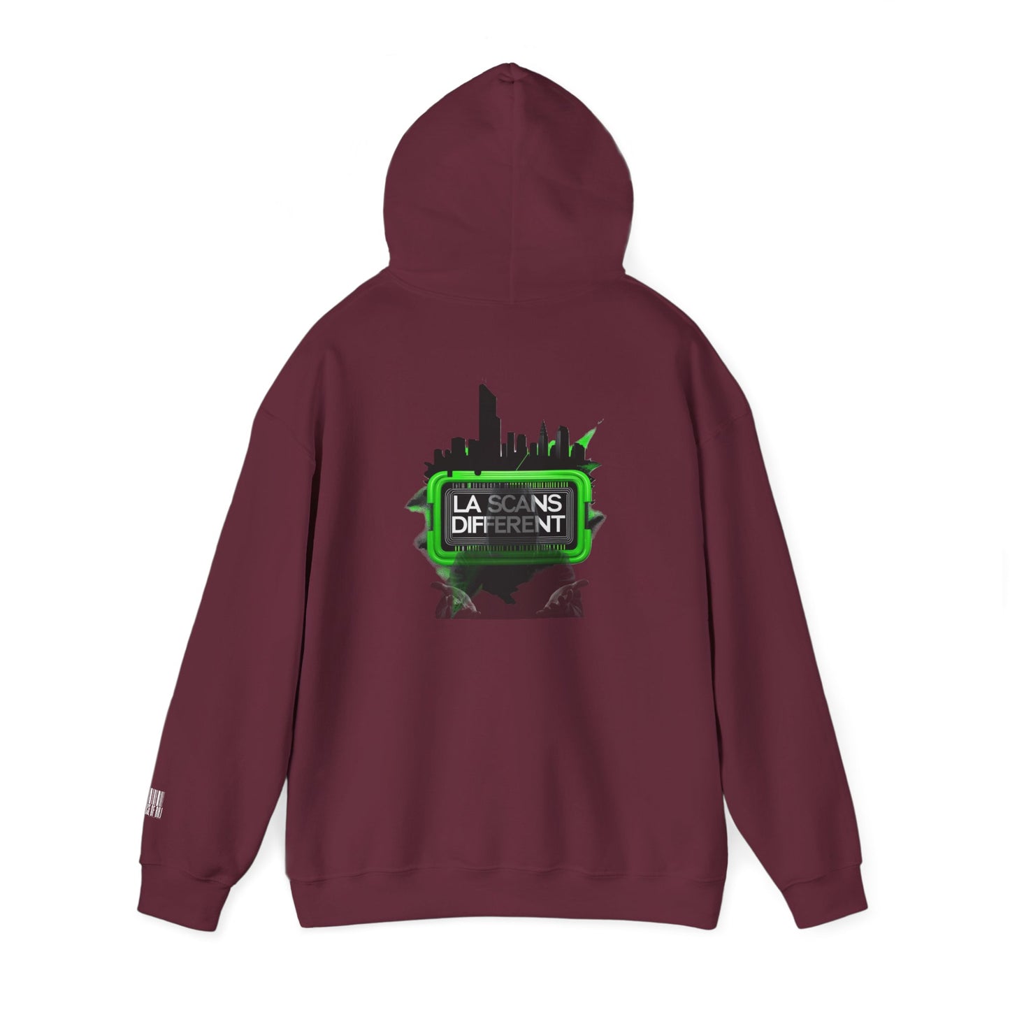 House of Raj – LA Scans Different Hoodie: Unisex Heavy Blend™ Sweatshirt - Graffiti Fashion, Streetwear, Artistic Gift, Unique Design