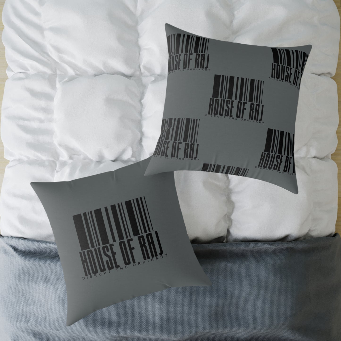 House of Raj “Barcode” Stylish Home Décor Pillow 🖤 - Trendy Home Decor, Stylish Gift, Unique Accent, Cozy Living Room, Housewarming Present