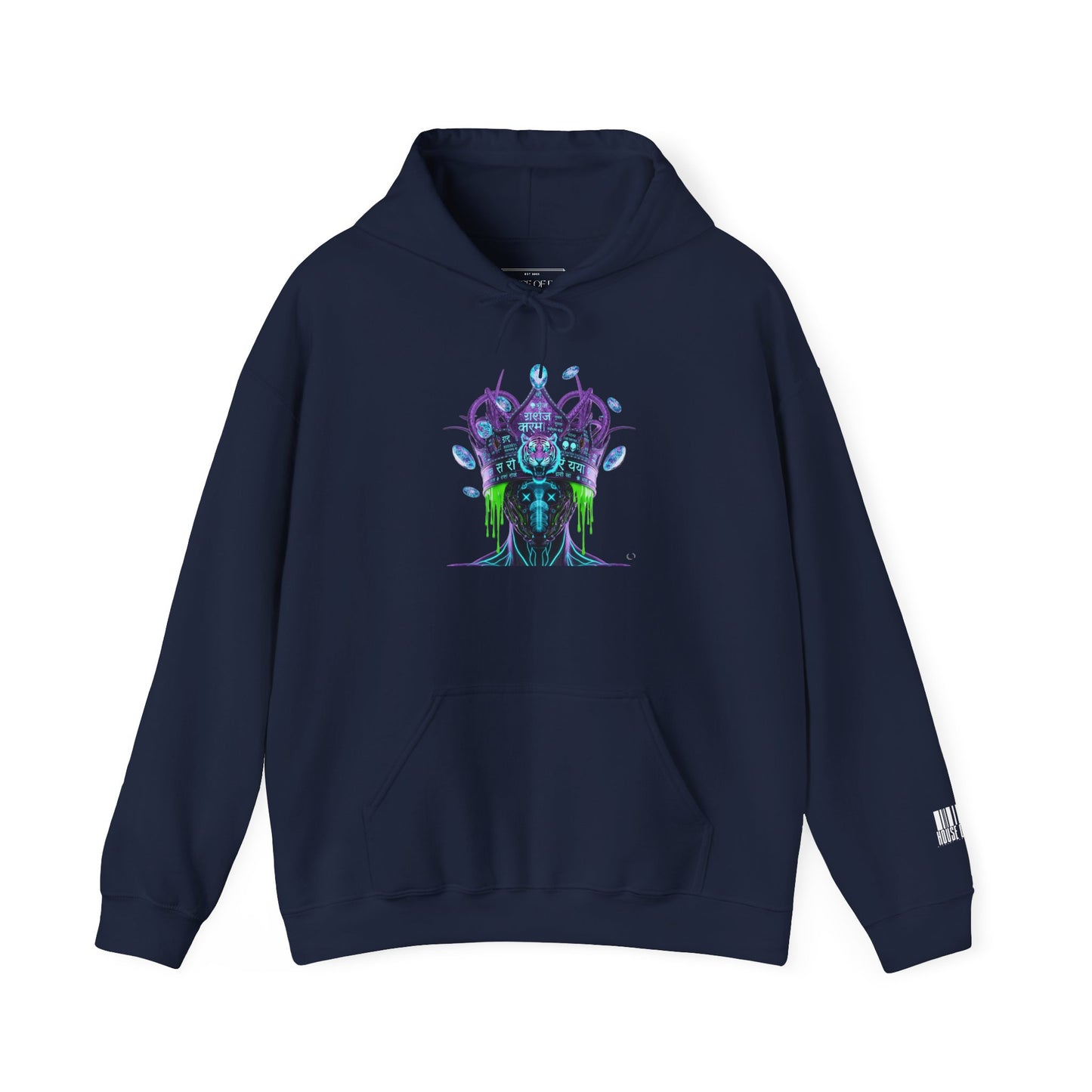 ALIEN DYNASTY: TA | TIMEBREAKER HOODIE - Unisex Heavy Blend™ Sweatshirt, Galaxy Art, Unique Gift, Artistic Hooded Sweatshirt, Perfect for All Seasons