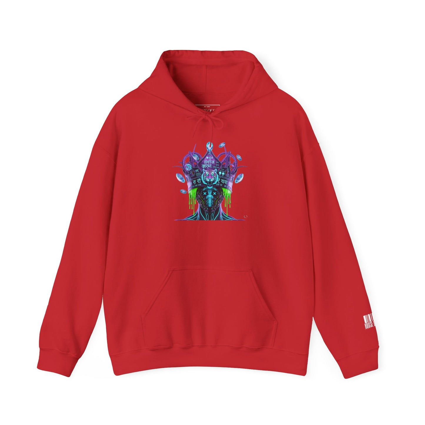 ALIEN DYNASTY: TA | TIMEBREAKER HOODIE - Unisex Heavy Blend™ Sweatshirt, Galaxy Art, Unique Gift, Artistic Hooded Sweatshirt, Perfect for All Seasons