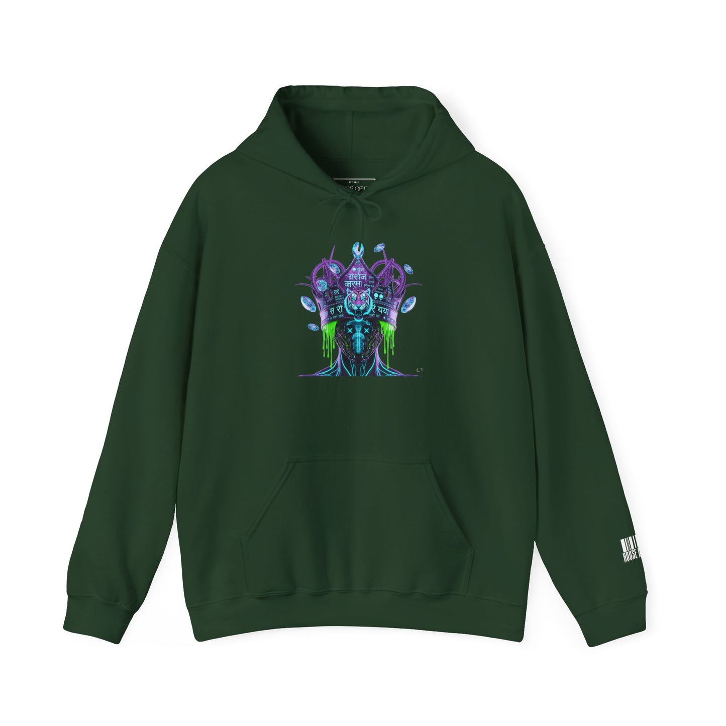 ALIEN DYNASTY: TA | TIMEBREAKER HOODIE - Unisex Heavy Blend™ Sweatshirt, Galaxy Art, Unique Gift, Artistic Hooded Sweatshirt, Perfect for All Seasons