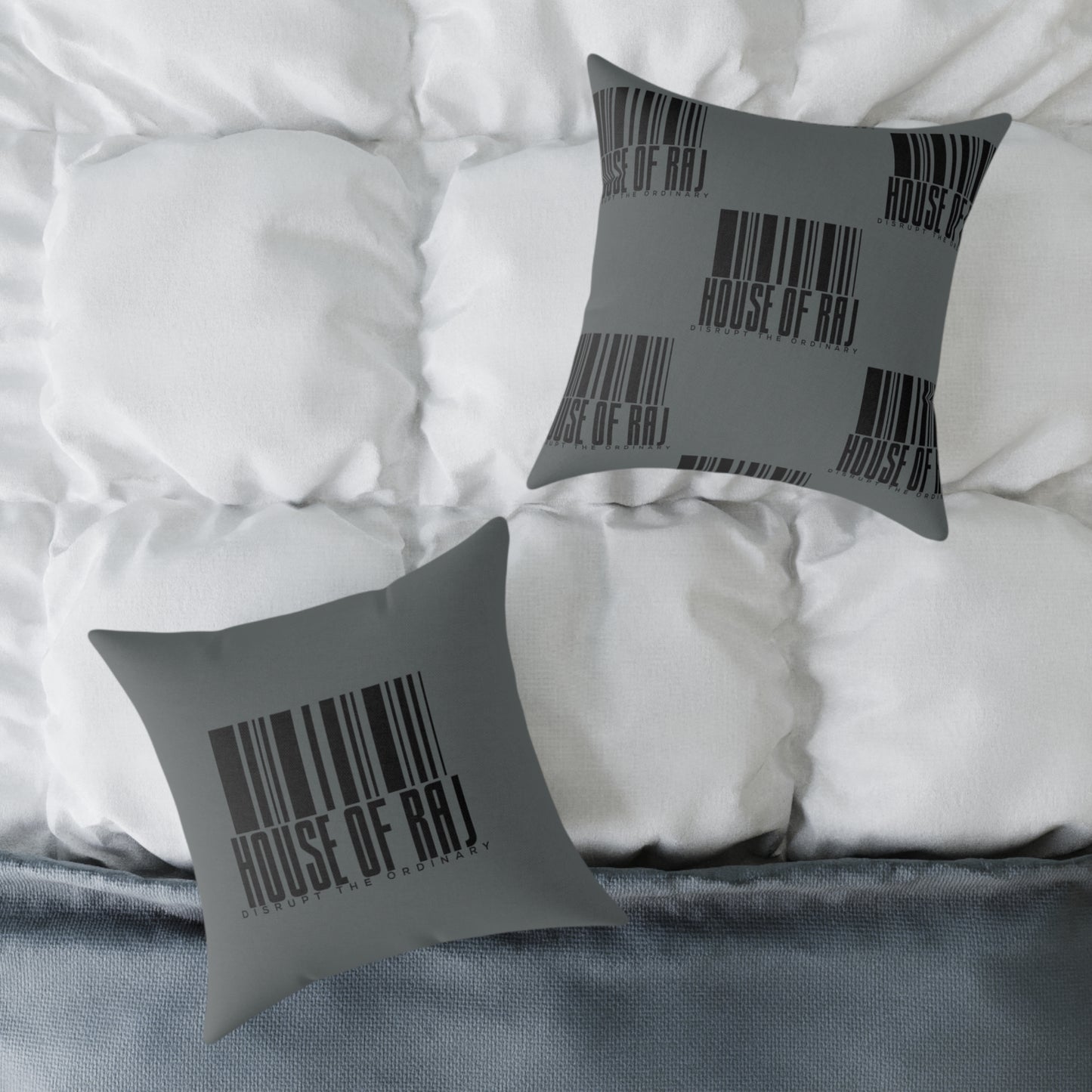 House of Raj “Barcode” Stylish Home Décor Pillow 🖤 - Trendy Home Decor, Stylish Gift, Unique Accent, Cozy Living Room, Housewarming Present