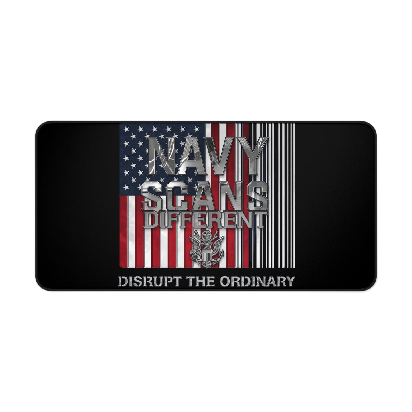 Navy Scans Different Desk Mat - Unique Office Decor, Military Gift, Gaming, Work From Home, Custom Mouse Pad