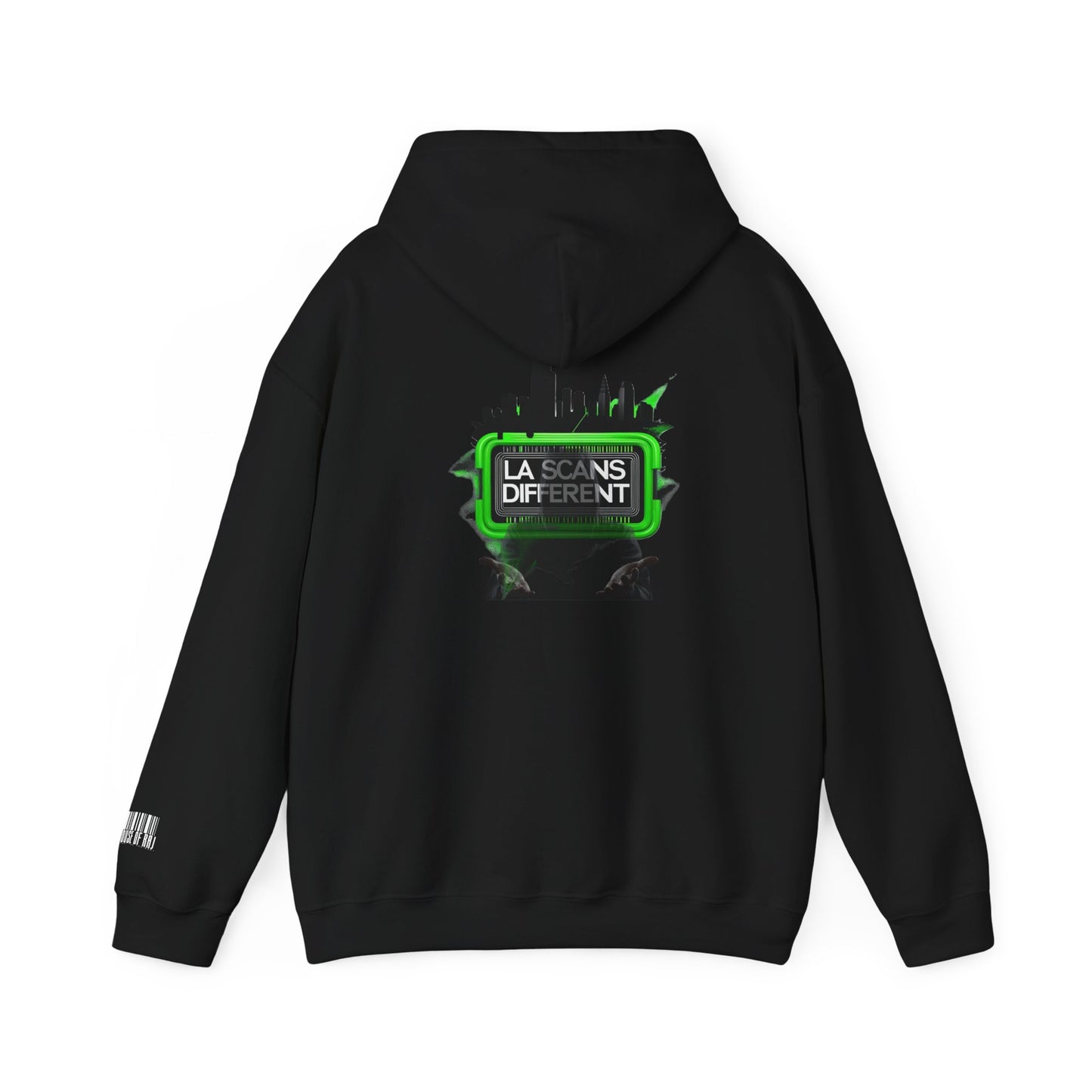House of Raj – LA Scans Different Hoodie: Unisex Heavy Blend™ Sweatshirt - Graffiti Fashion, Streetwear, Artistic Gift, Unique Design