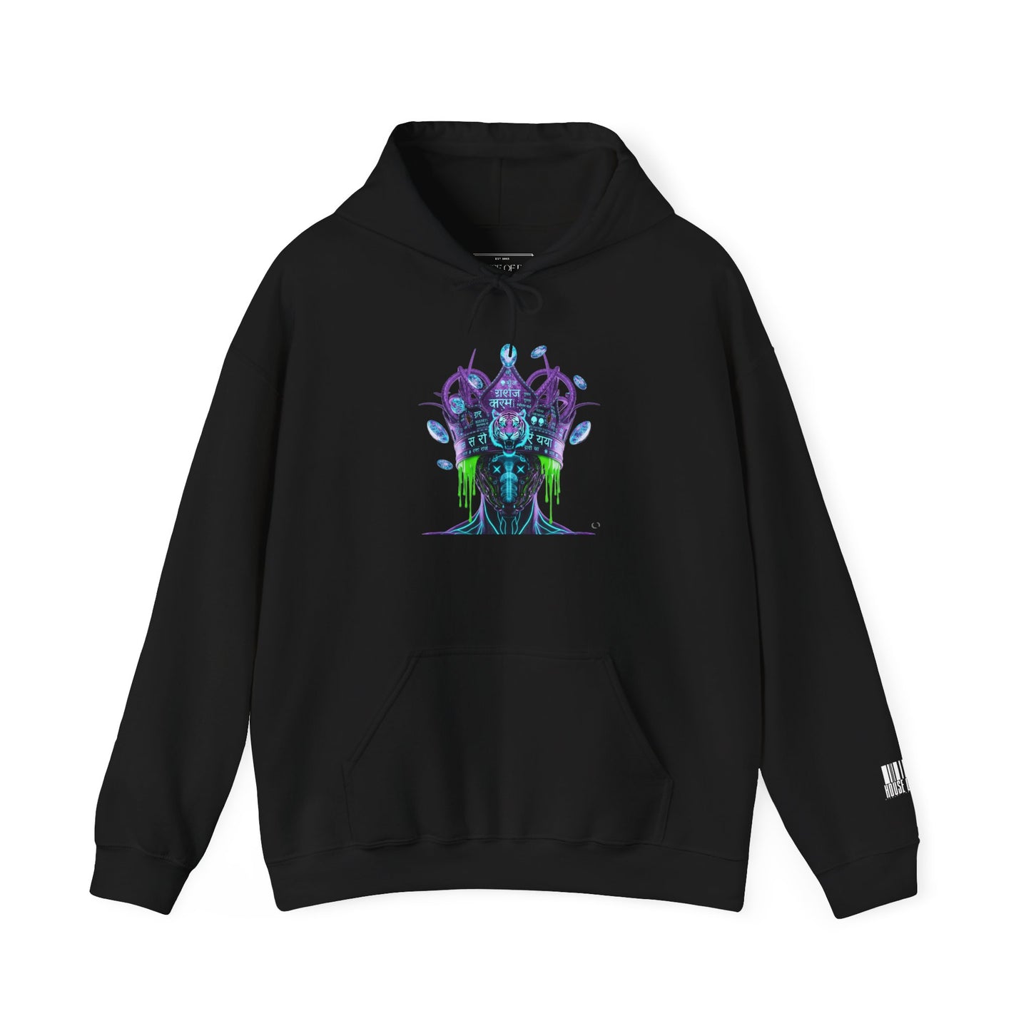 ALIEN DYNASTY: TA | TIMEBREAKER HOODIE - Unisex Heavy Blend™ Sweatshirt, Galaxy Art, Unique Gift, Artistic Hooded Sweatshirt, Perfect for All Seasons