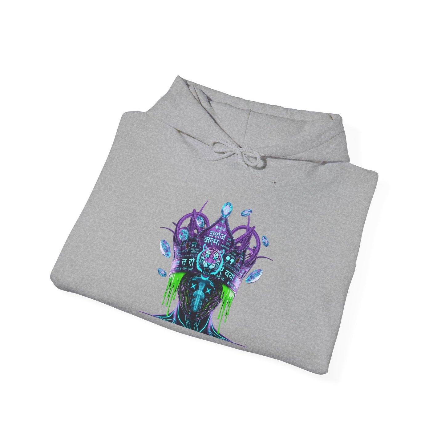 ALIEN DYNASTY: TA | TIMEBREAKER HOODIE - Unisex Heavy Blend™ Sweatshirt, Galaxy Art, Unique Gift, Artistic Hooded Sweatshirt, Perfect for All Seasons