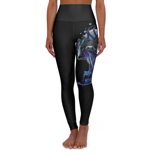 House of Raj âDisrupt the Galaxyâ Alien Z High-Waisted Yoga Leggings đ˝đ - Stylish & Comfortable for Fitness, Workout, Meditation, Athleisure, Gift for Yogis