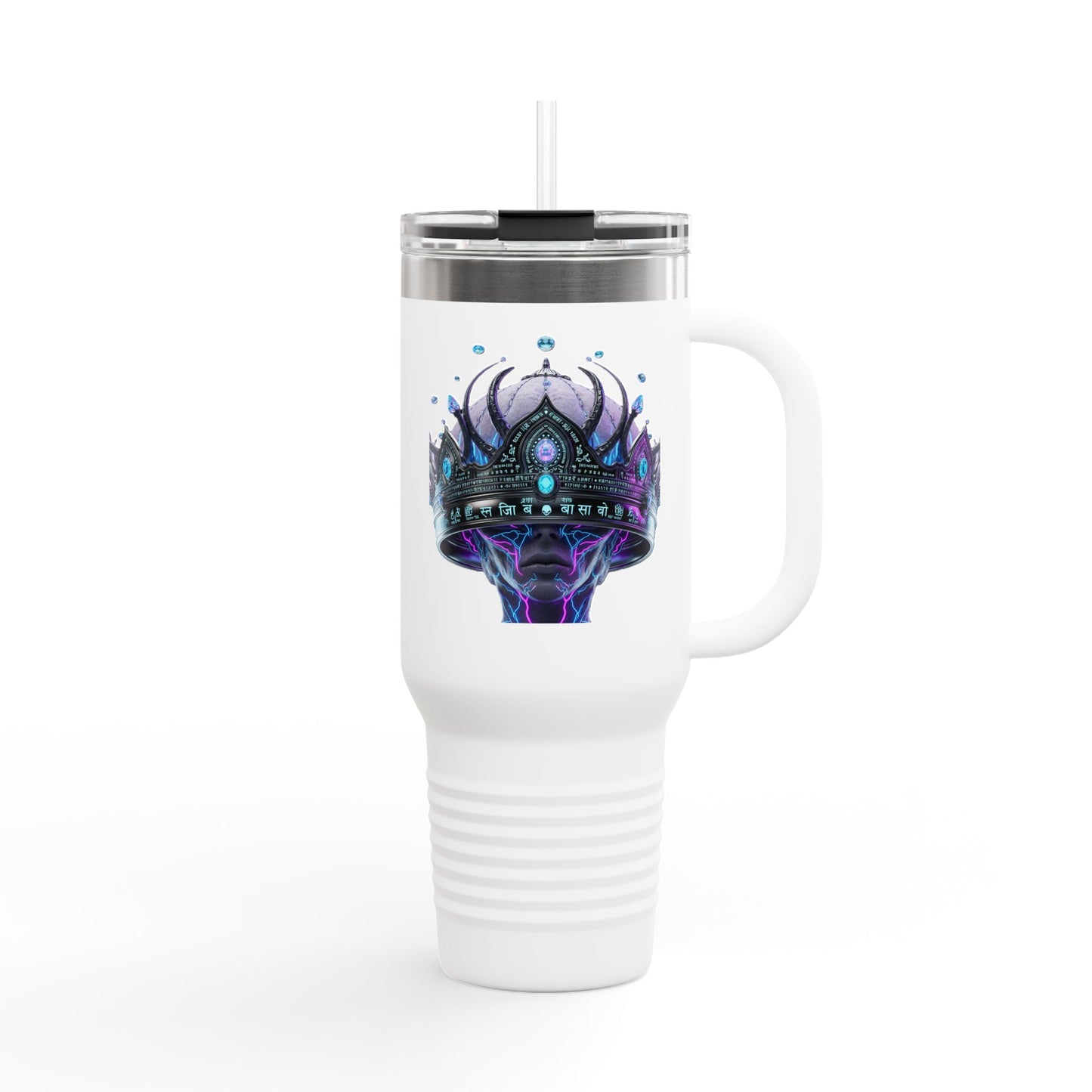 House of Raj “Disrupt the Galaxy” Alien Z Travel Mug ☕🚀| 40oz Tumbler | Unique Colorful Drinkware | Perfect for Gifts | Road Trips, Camping, Office