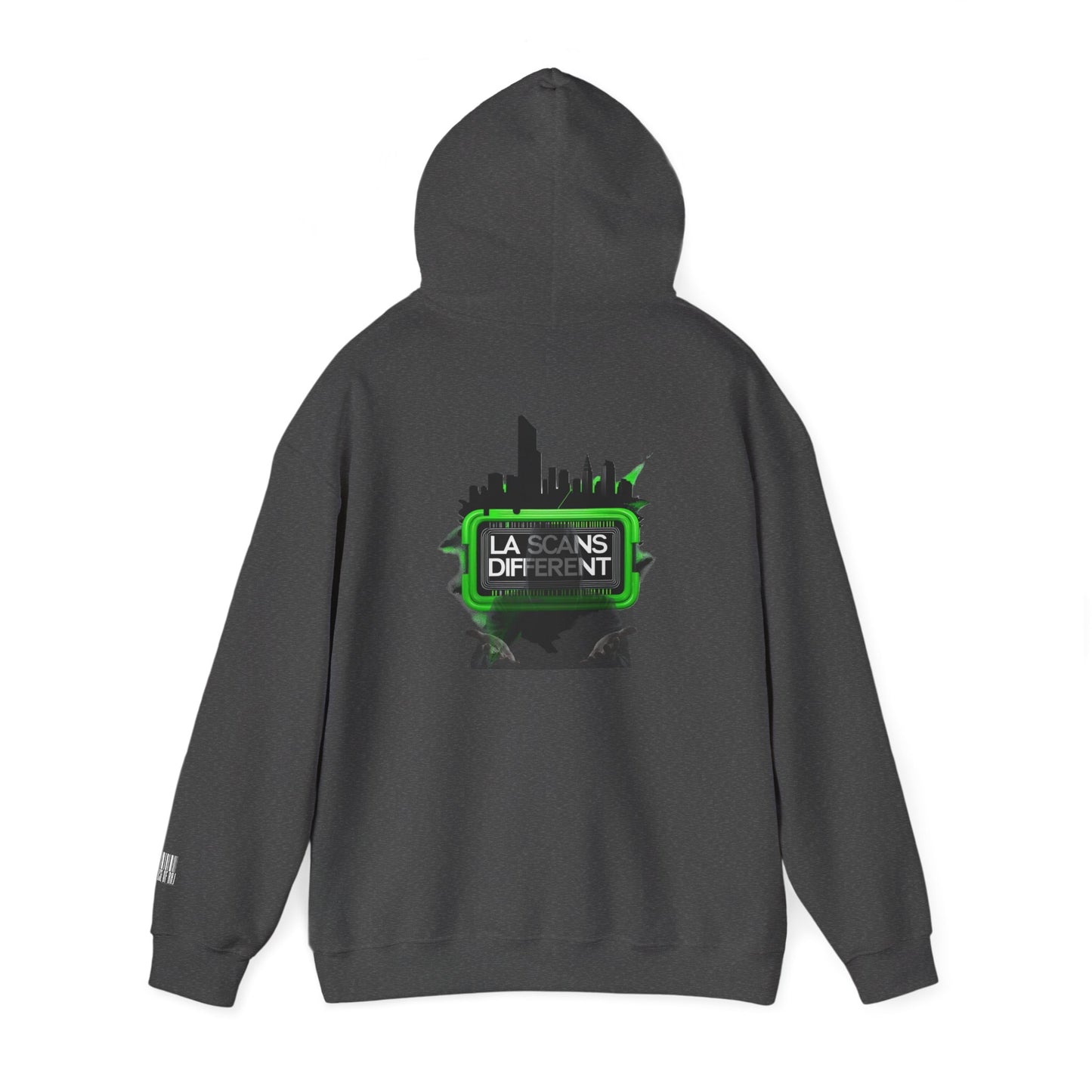 House of Raj – LA Scans Different Hoodie: Unisex Heavy Blend™ Sweatshirt - Graffiti Fashion, Streetwear, Artistic Gift, Unique Design