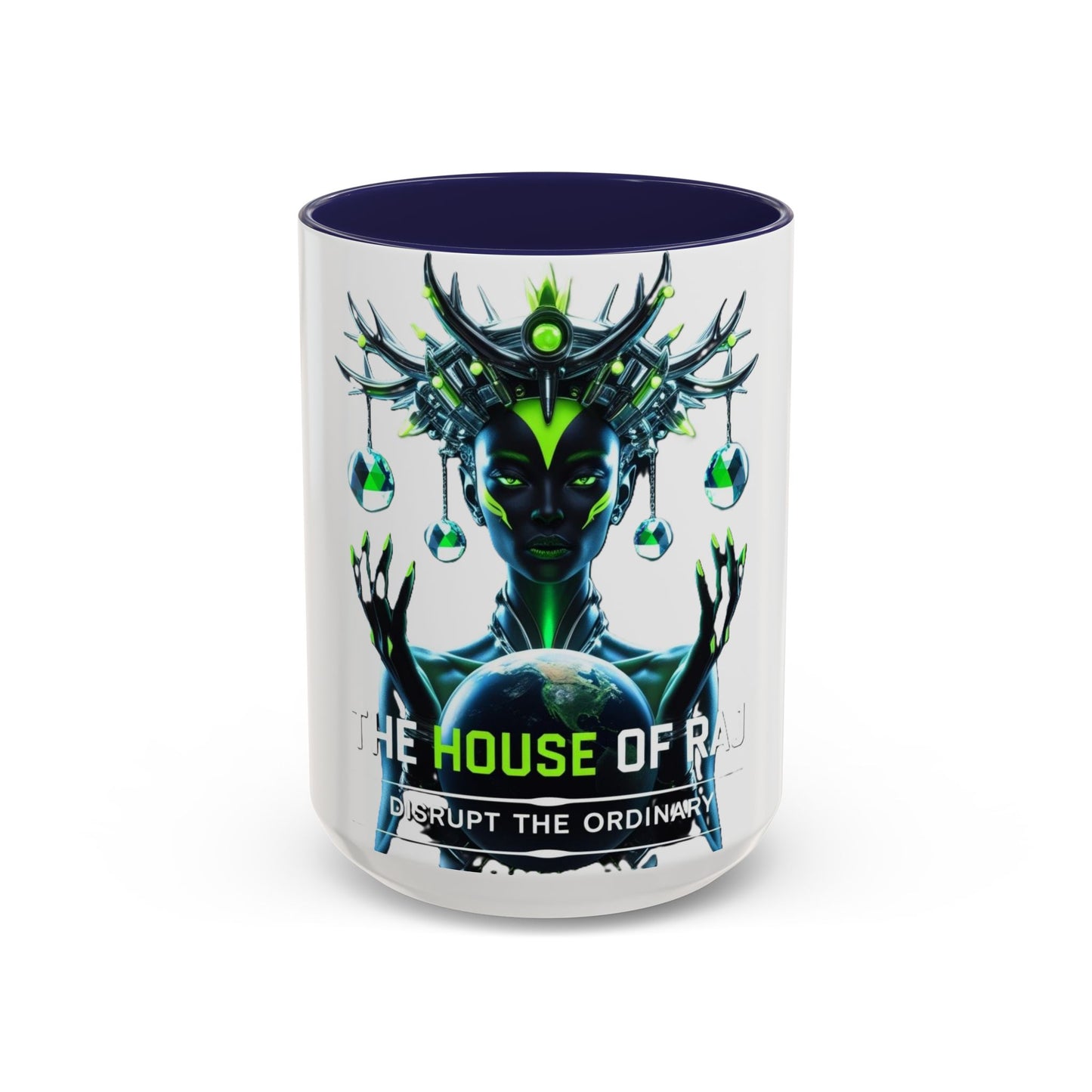 House of Raj “Crown of Thorns” Accent Coffee Mug ☕👑 | Unique Gift for Sci-Fi Lovers, Decorative Drinkware, Housewarming Present, Art Mug