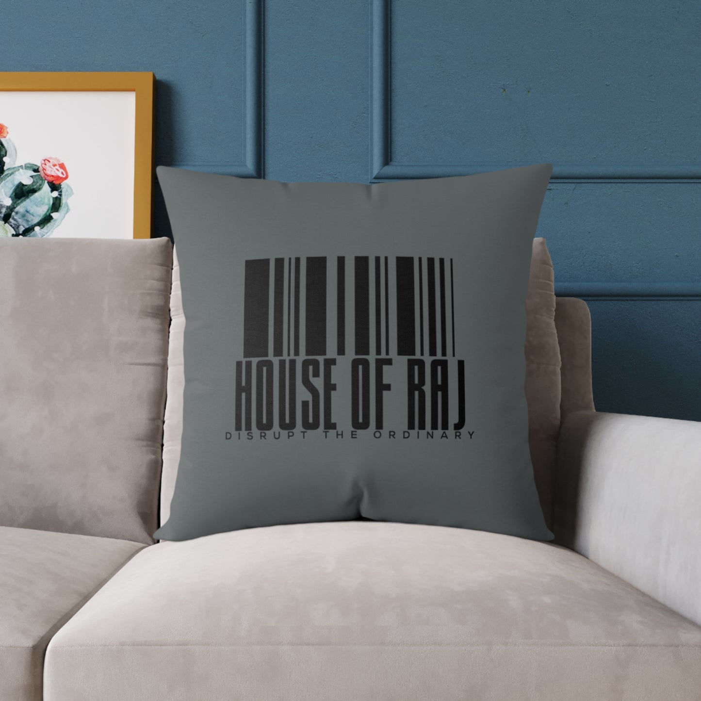 House of Raj “Barcode” Stylish Home Décor Pillow 🖤 - Trendy Home Decor, Stylish Gift, Unique Accent, Cozy Living Room, Housewarming Present