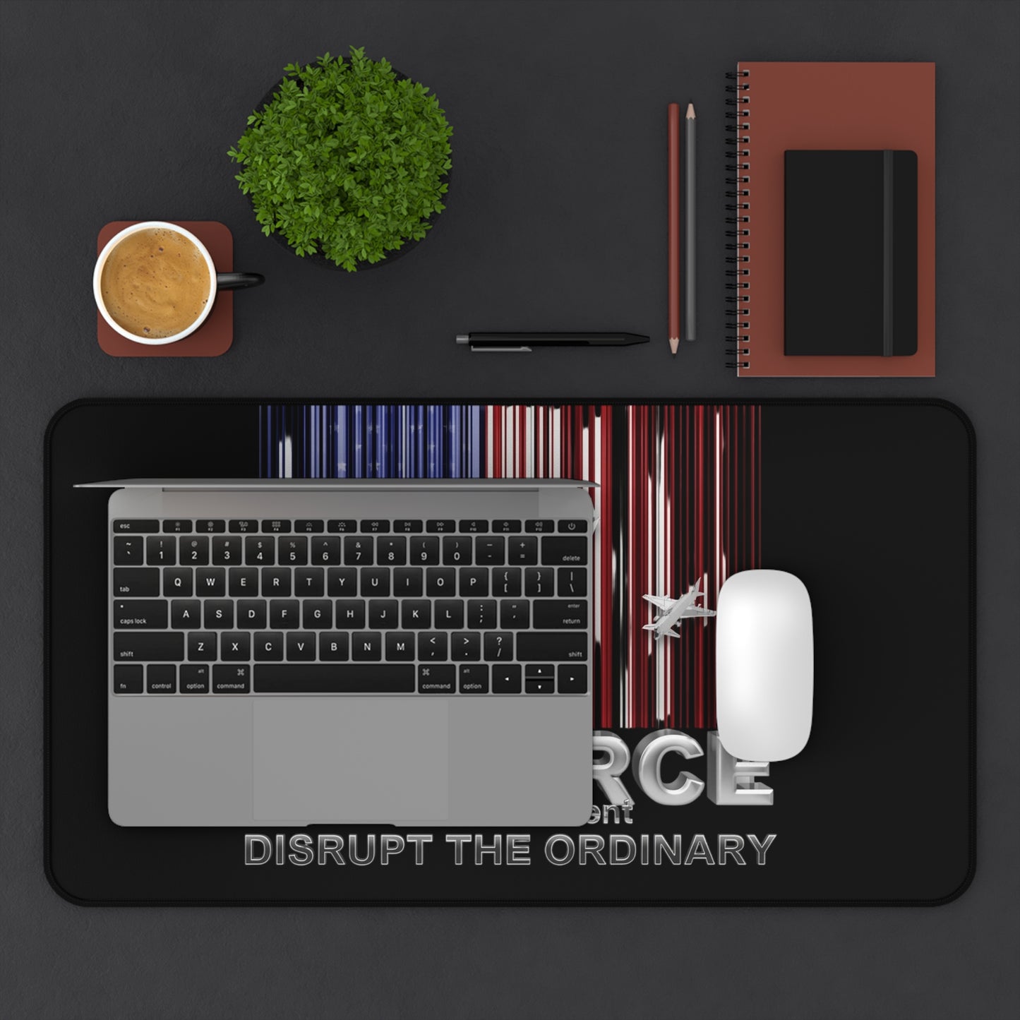 House of Raj Airforce Scans Different Desk Mat - Airforce Design, Military Decor, Gaming Accessory, Office Mat, Unique Gift, Home Office Essentials