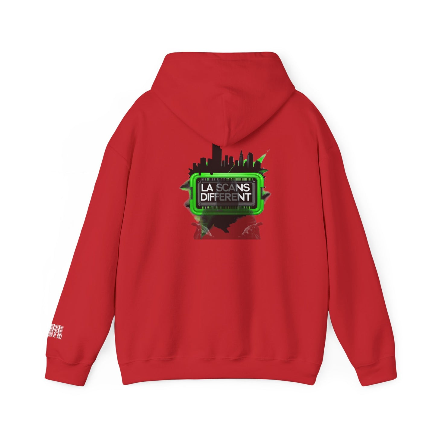 House of Raj – LA Scans Different Hoodie: Unisex Heavy Blend™ Sweatshirt - Graffiti Fashion, Streetwear, Artistic Gift, Unique Design