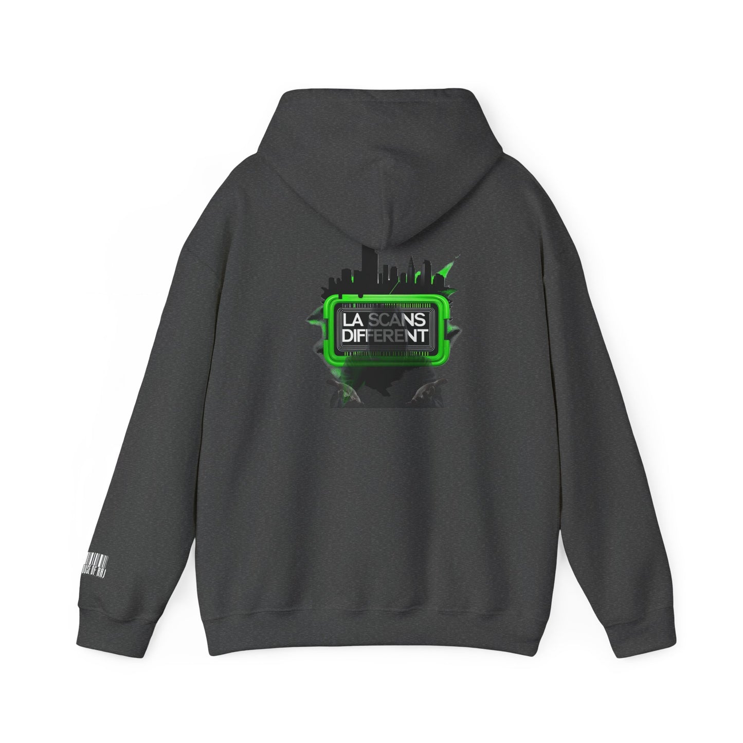 House of Raj – LA Scans Different Hoodie: Unisex Heavy Blend™ Sweatshirt - Graffiti Fashion, Streetwear, Artistic Gift, Unique Design