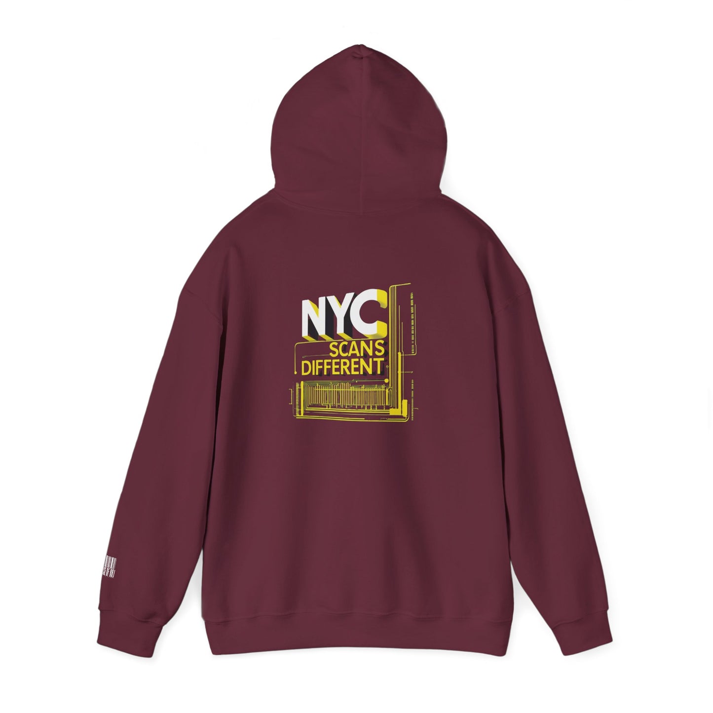House of Raj – NYC Scans Different Hoodie Unisex, Streetwear, Casual Wear, Gift for Him & Her, Hoodie for Fall, Trendy Fashion