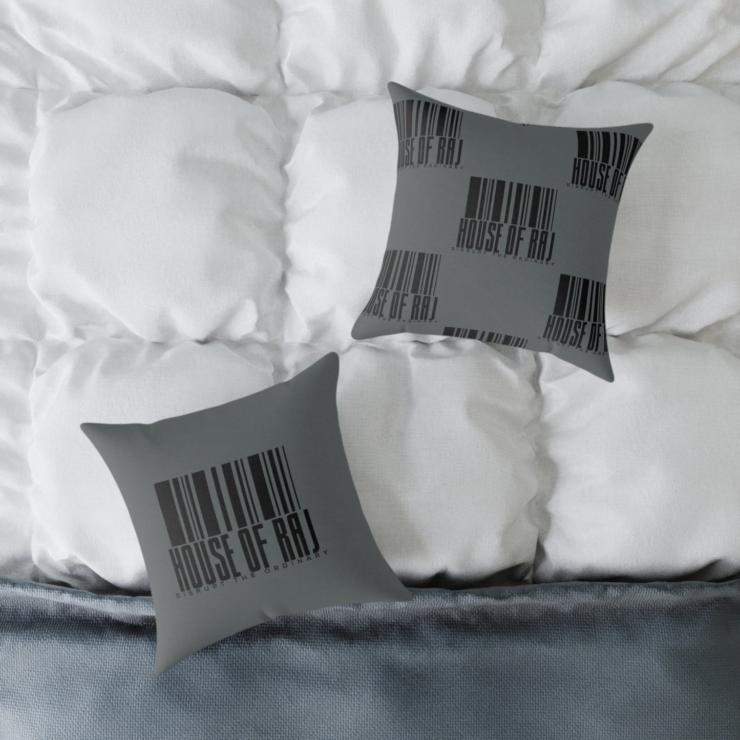 House of Raj “Barcode” Stylish Home Décor Pillow 🖤 - Trendy Home Decor, Stylish Gift, Unique Accent, Cozy Living Room, Housewarming Present