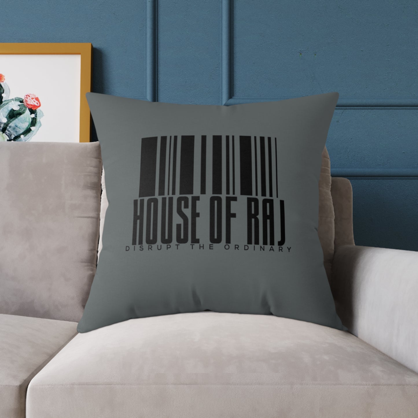 House of Raj “Barcode” Stylish Home Décor Pillow 🖤 - Trendy Home Decor, Stylish Gift, Unique Accent, Cozy Living Room, Housewarming Present