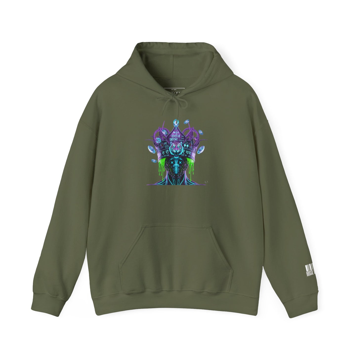 ALIEN DYNASTY: TA | TIMEBREAKER HOODIE - Unisex Heavy Blend™ Sweatshirt, Galaxy Art, Unique Gift, Artistic Hooded Sweatshirt, Perfect for All Seasons