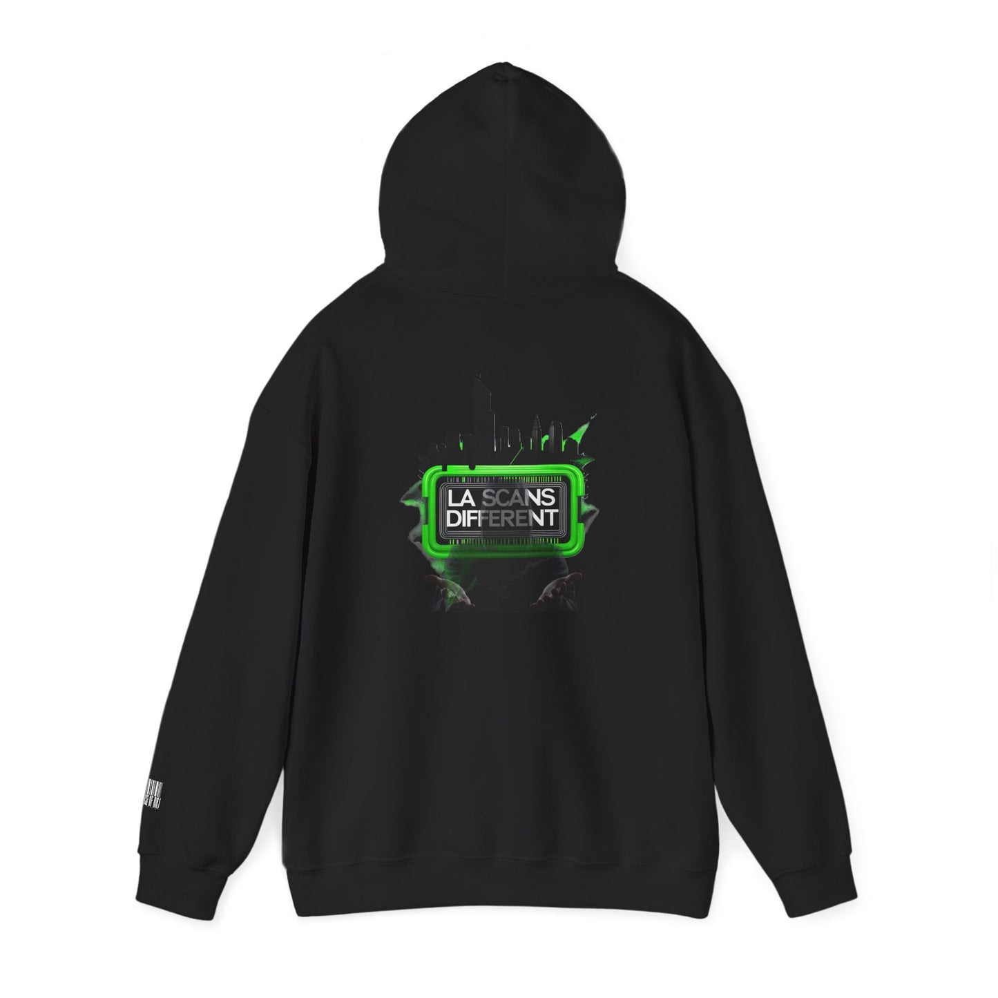House of Raj – LA Scans Different Hoodie: Unisex Heavy Blend™ Sweatshirt - Graffiti Fashion, Streetwear, Artistic Gift, Unique Design