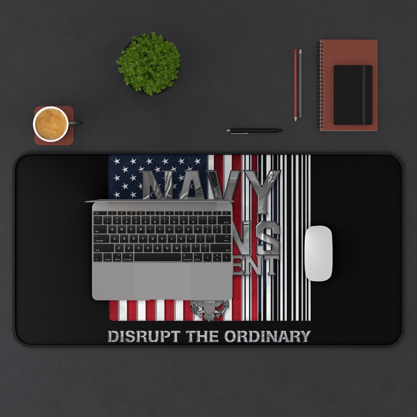 Navy Scans Different Desk Mat - Unique Office Decor, Military Gift, Gaming, Work From Home, Custom Mouse Pad