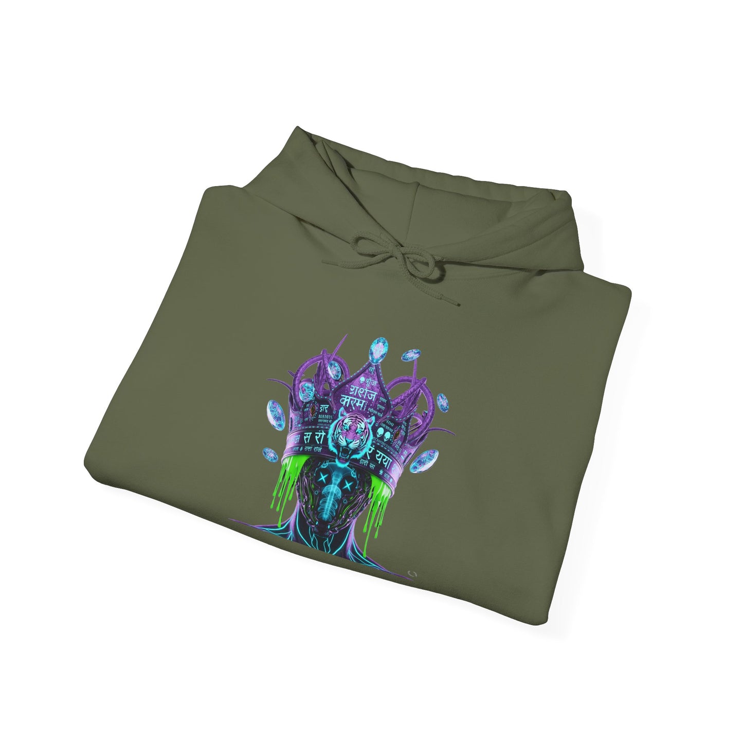ALIEN DYNASTY: TA | TIMEBREAKER HOODIE - Unisex Heavy Blend™ Sweatshirt, Galaxy Art, Unique Gift, Artistic Hooded Sweatshirt, Perfect for All Seasons