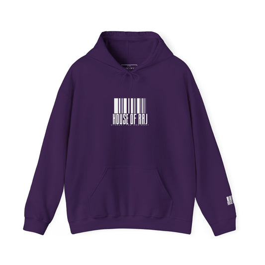 House of Raj Barcode Cozy Unisex Heavy Blend™ Hooded Sweatshirt, Comfy Sweatshirt, Casual Sweater, Hooded Pullover, Great for Gifting, Perfect for Fall