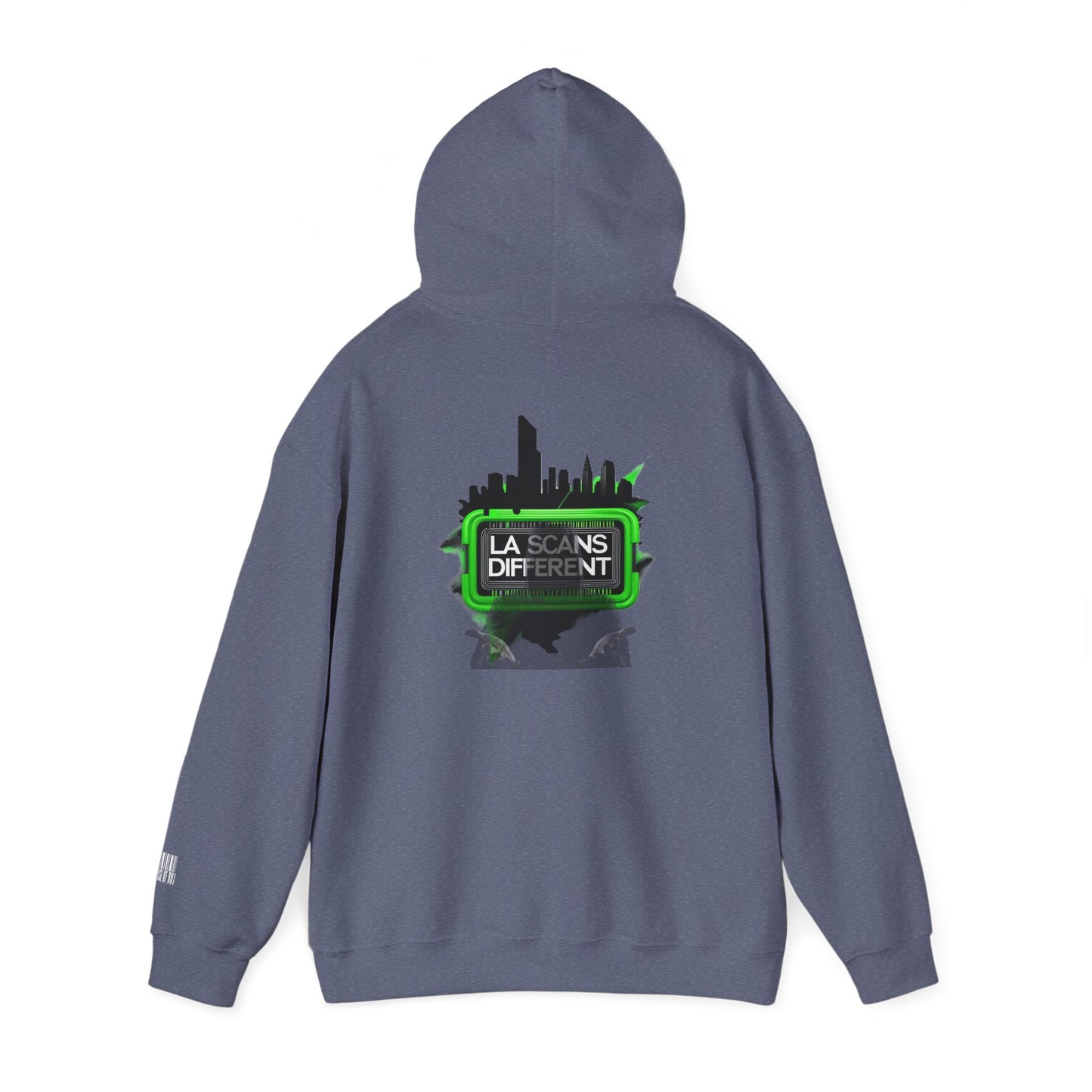 House of Raj – LA Scans Different Hoodie: Unisex Heavy Blend™ Sweatshirt - Graffiti Fashion, Streetwear, Artistic Gift, Unique Design