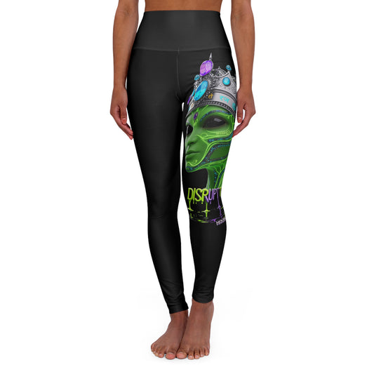 House of Raj âDisrupt the Galaxyâ Alien Amirrazul Vibe High-Waisted Yoga Leggings đ˝â¨ | Trendy Fitness Leggings, Workout Gear, Gift for Yogis, Festival Wear, Unique Sportswear