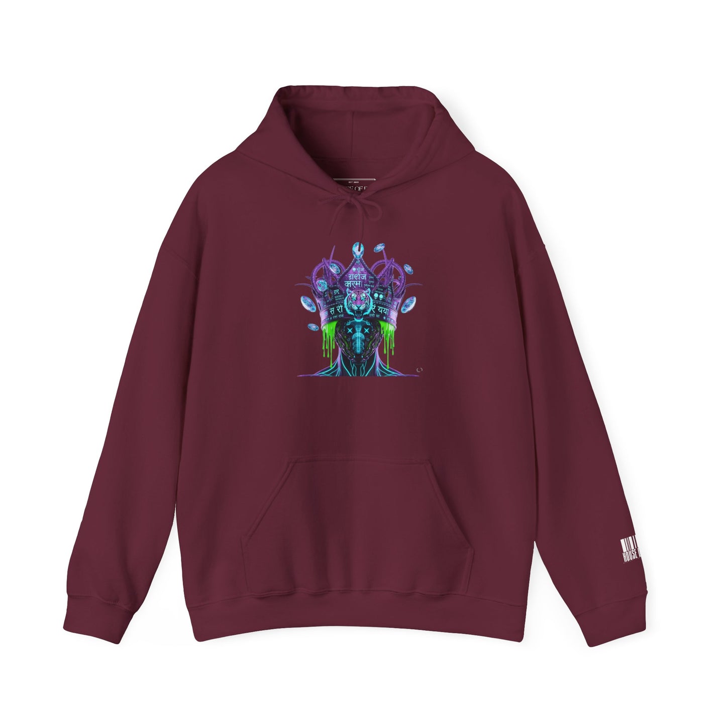 ALIEN DYNASTY: TA | TIMEBREAKER HOODIE - Unisex Heavy Blend™ Sweatshirt, Galaxy Art, Unique Gift, Artistic Hooded Sweatshirt, Perfect for All Seasons