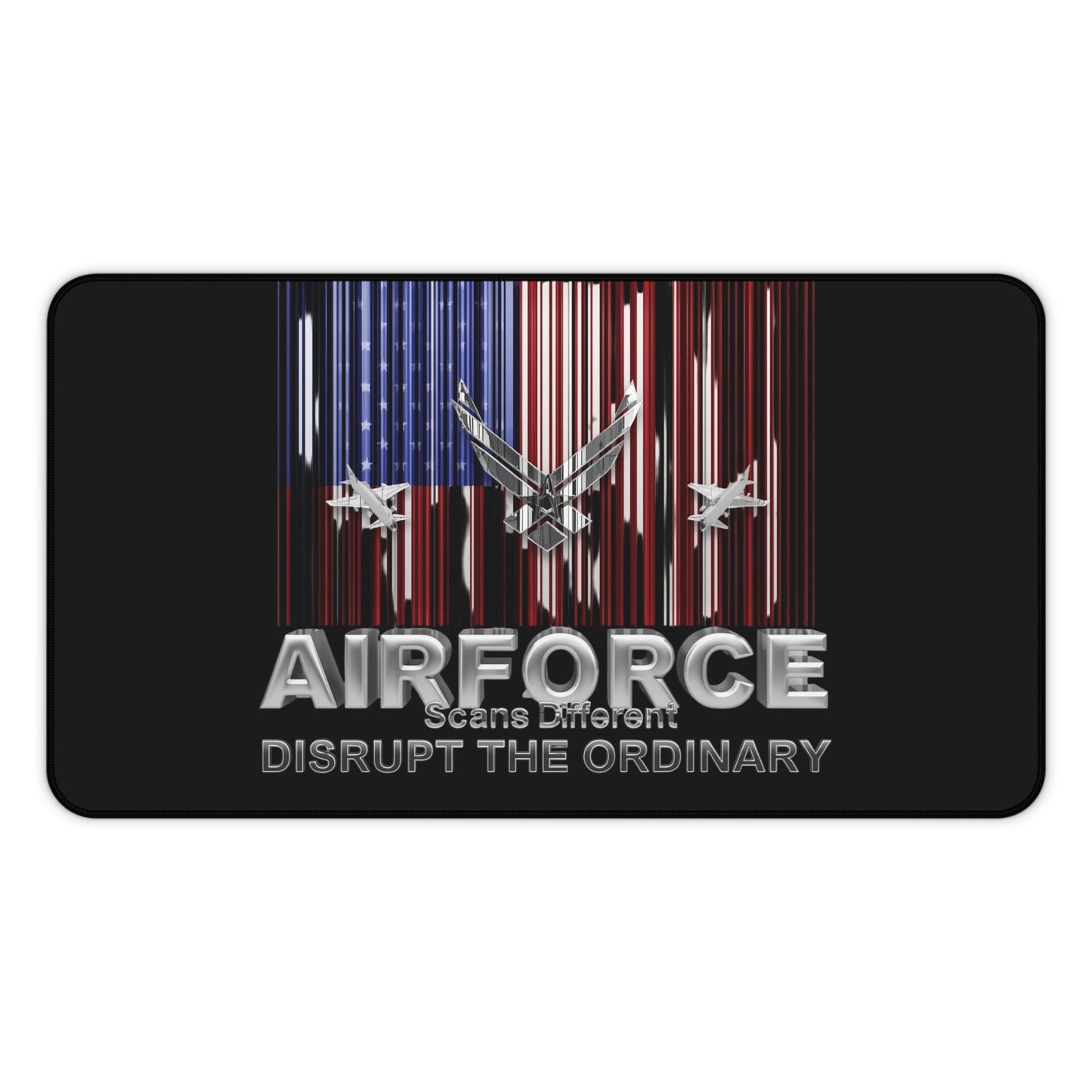 House of Raj Airforce Scans Different Desk Mat - Airforce Design, Military Decor, Gaming Accessory, Office Mat, Unique Gift, Home Office Essentials