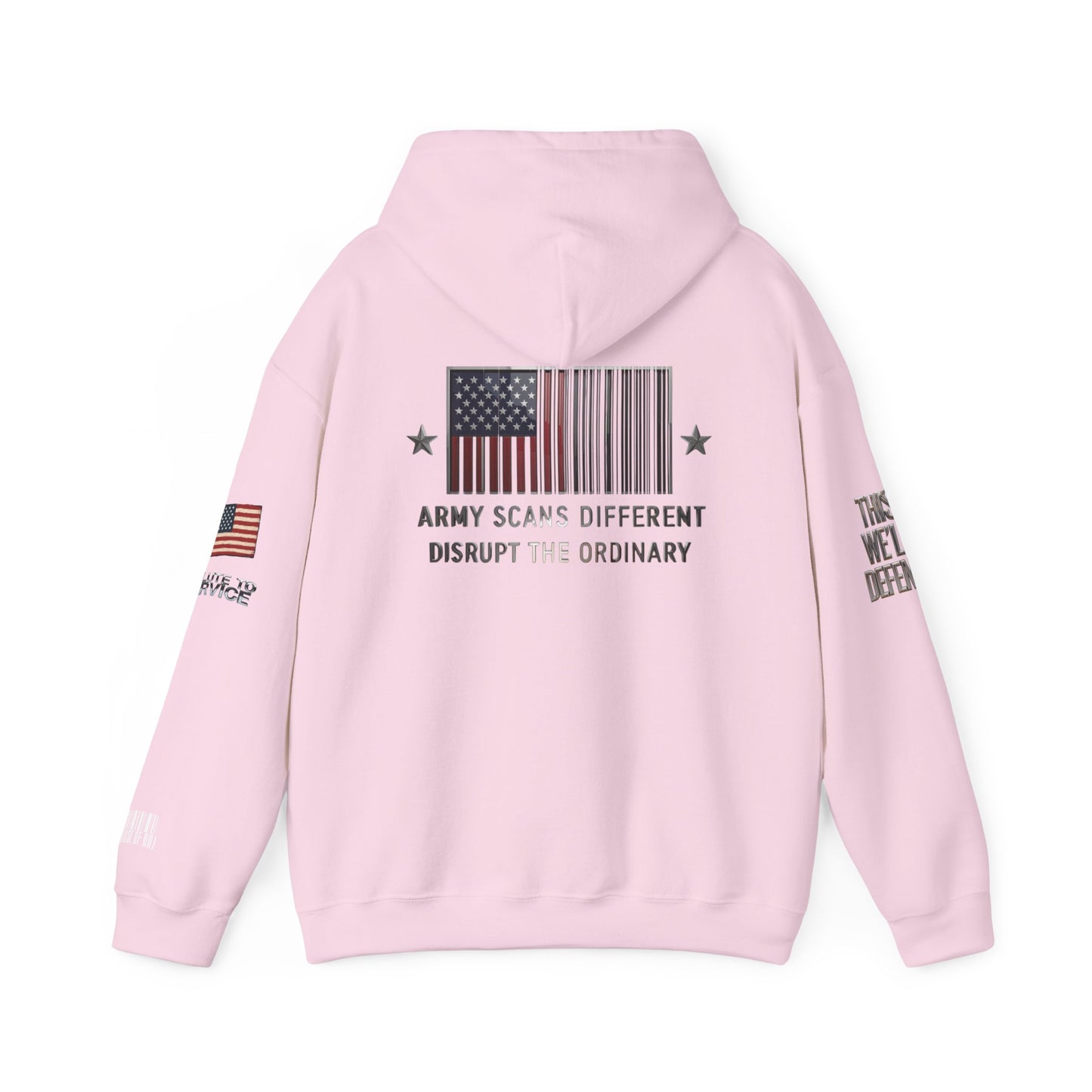 Army Scans Different Hoodie, Unisex Heavy Blend, Army Inspired Sweatshirt, Gift for Veterans, Everyday Comfort Wear
