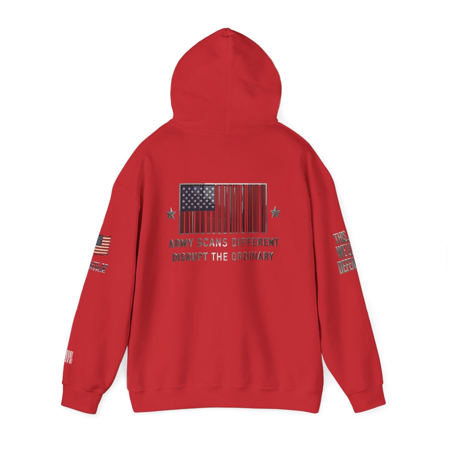 Army Scans Different Hoodie, Unisex Heavy Blend, Army Inspired Sweatshirt, Gift for Veterans, Everyday Comfort Wear