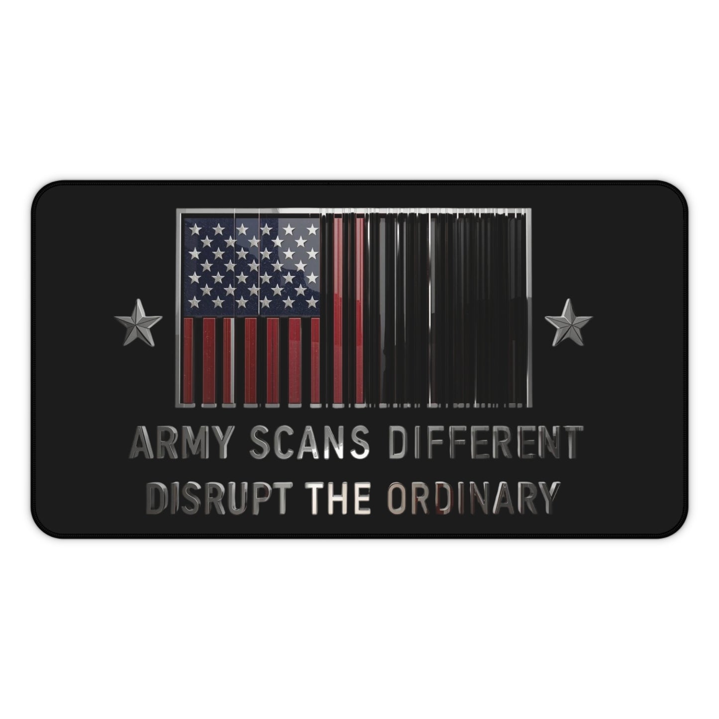 House of Raj Army Scans Different Desk Mat: Unique Army Scans Design, Stylish Office Decor, Gamer Gift, Patriotic Desk Accessory, Home Office Must-Have