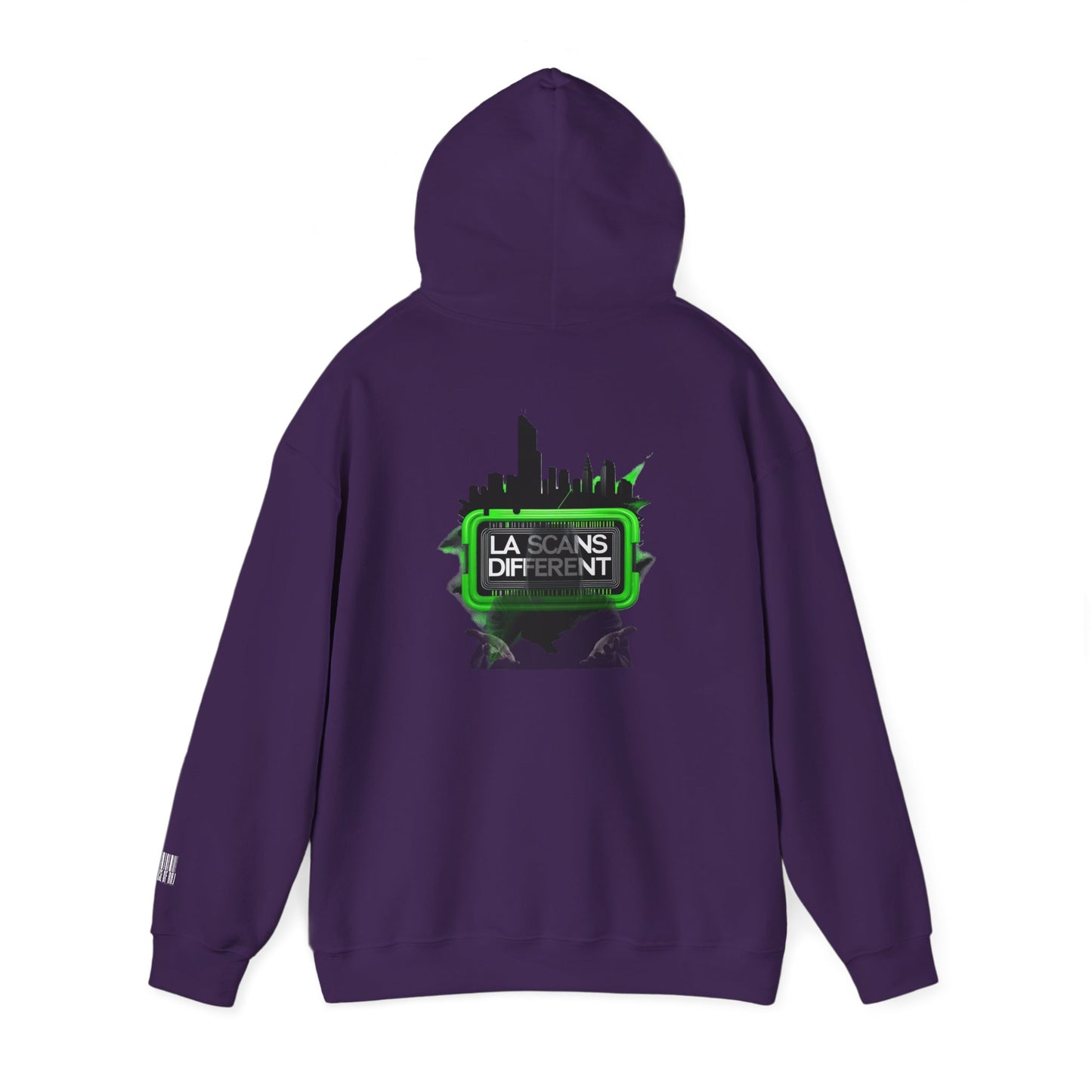 House of Raj – LA Scans Different Hoodie: Unisex Heavy Blend™ Sweatshirt - Graffiti Fashion, Streetwear, Artistic Gift, Unique Design