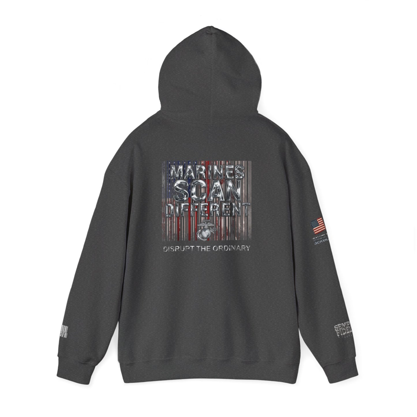 Marines Scan Different Hoodie Sweatshirt for Freedom Lovers, Unisex Casual Gear, Perfect for Veterans Day, Memorial Day, Fourth of July [...]